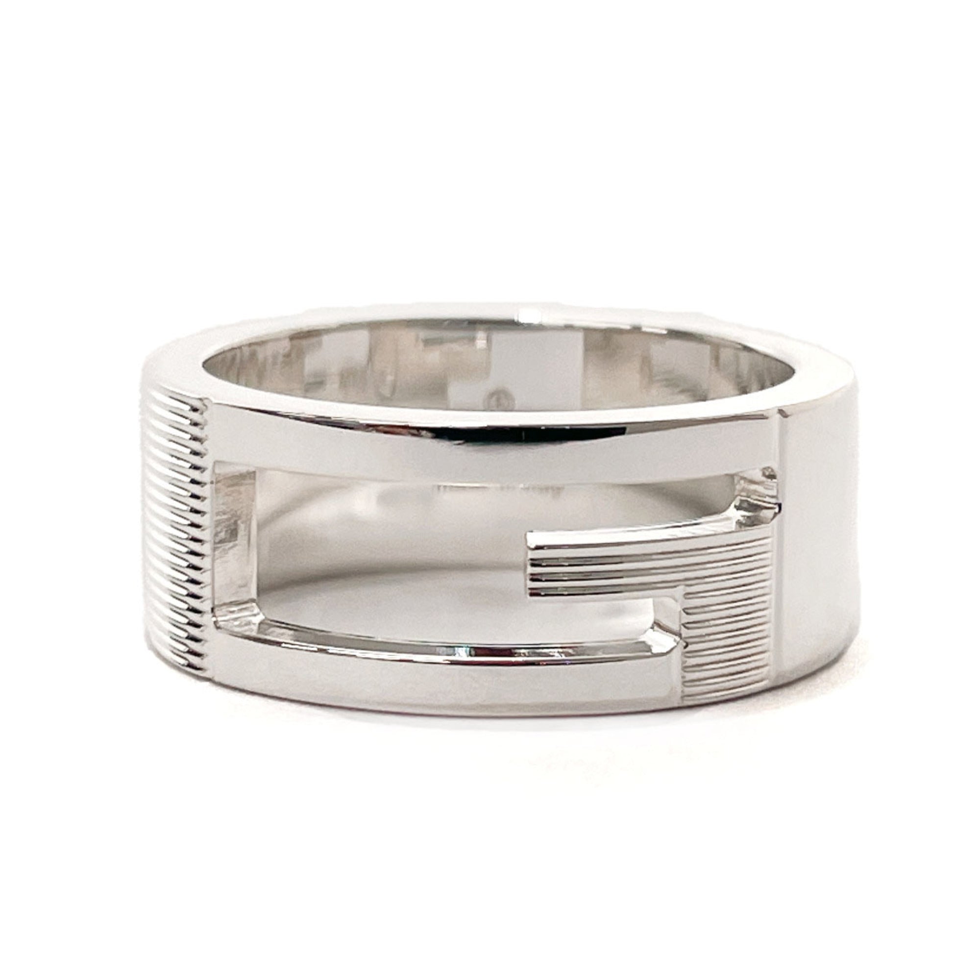 Cutout G Ring Sterling Silver