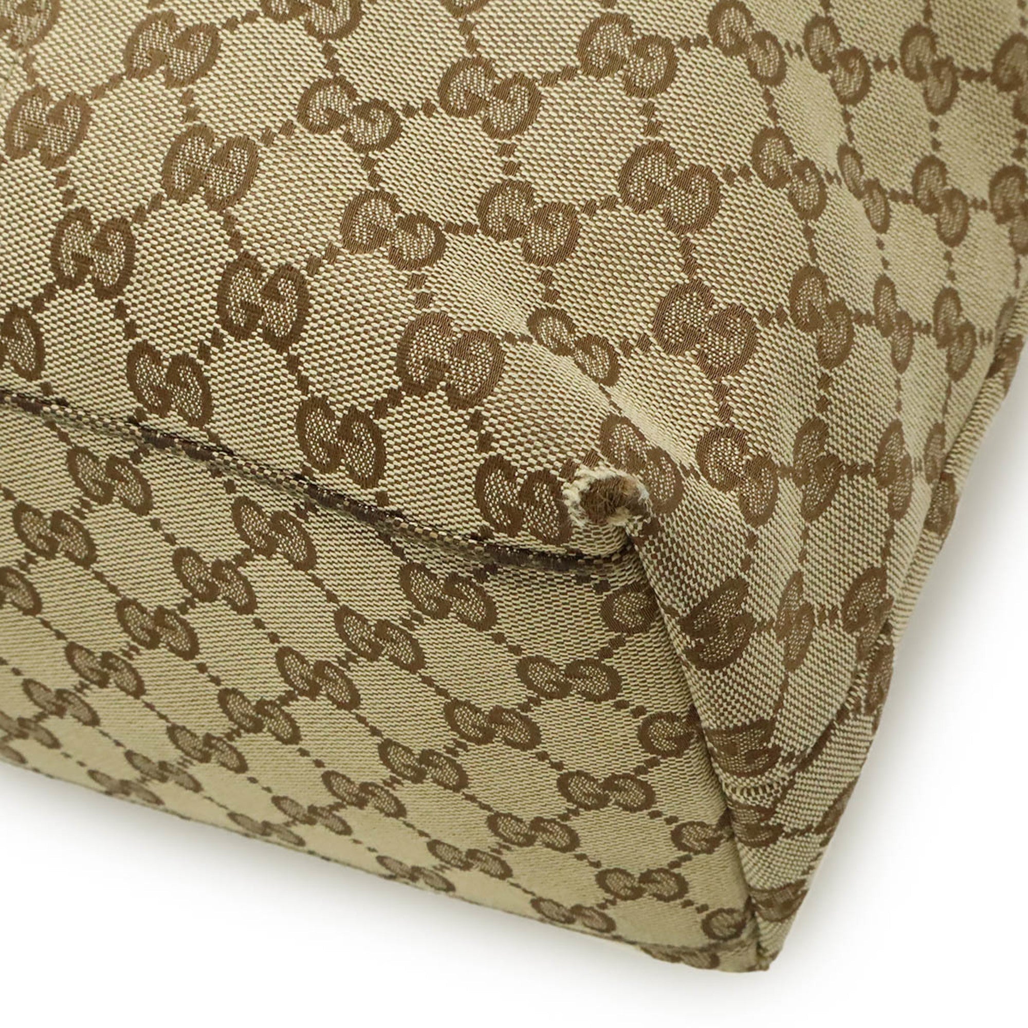 Diaper Web Strap Tote GG Canvas Large
