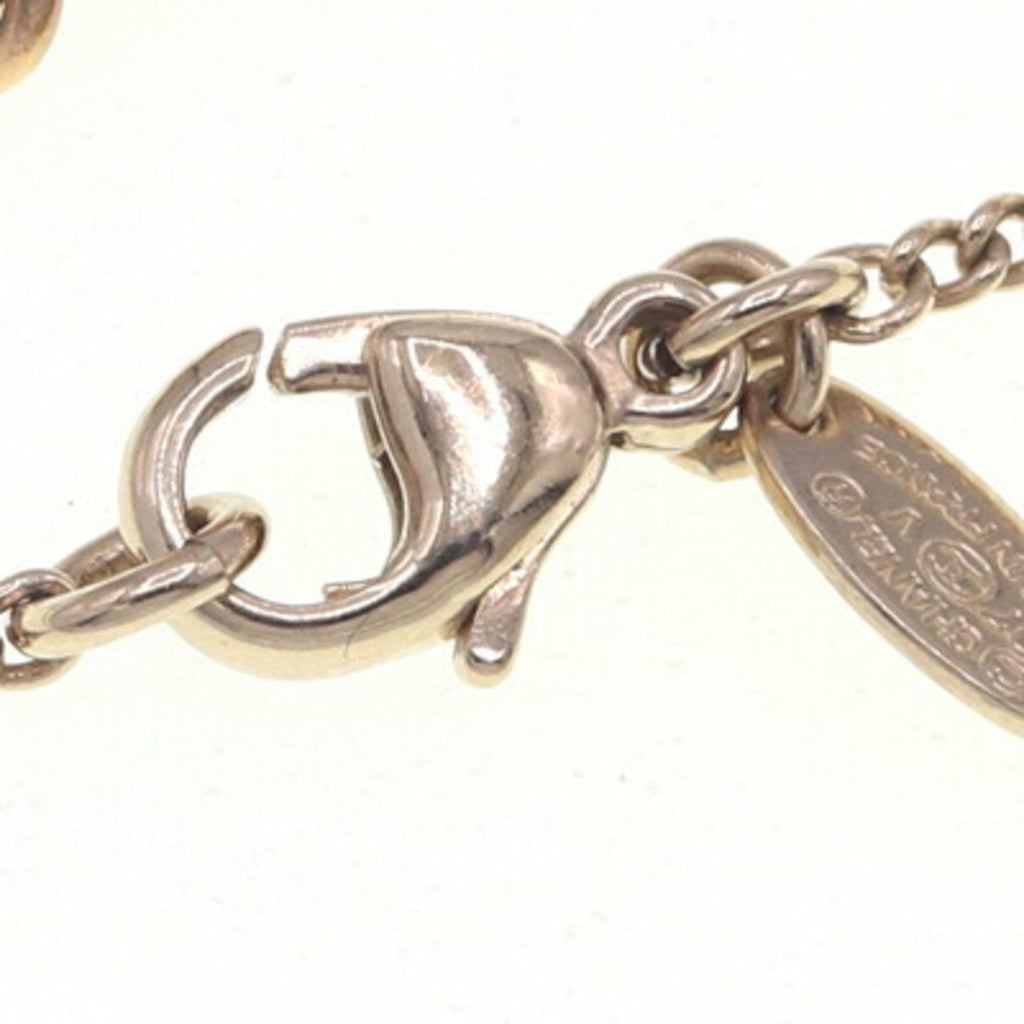 CC Logo Pendant Necklace Gold-Tone Metal