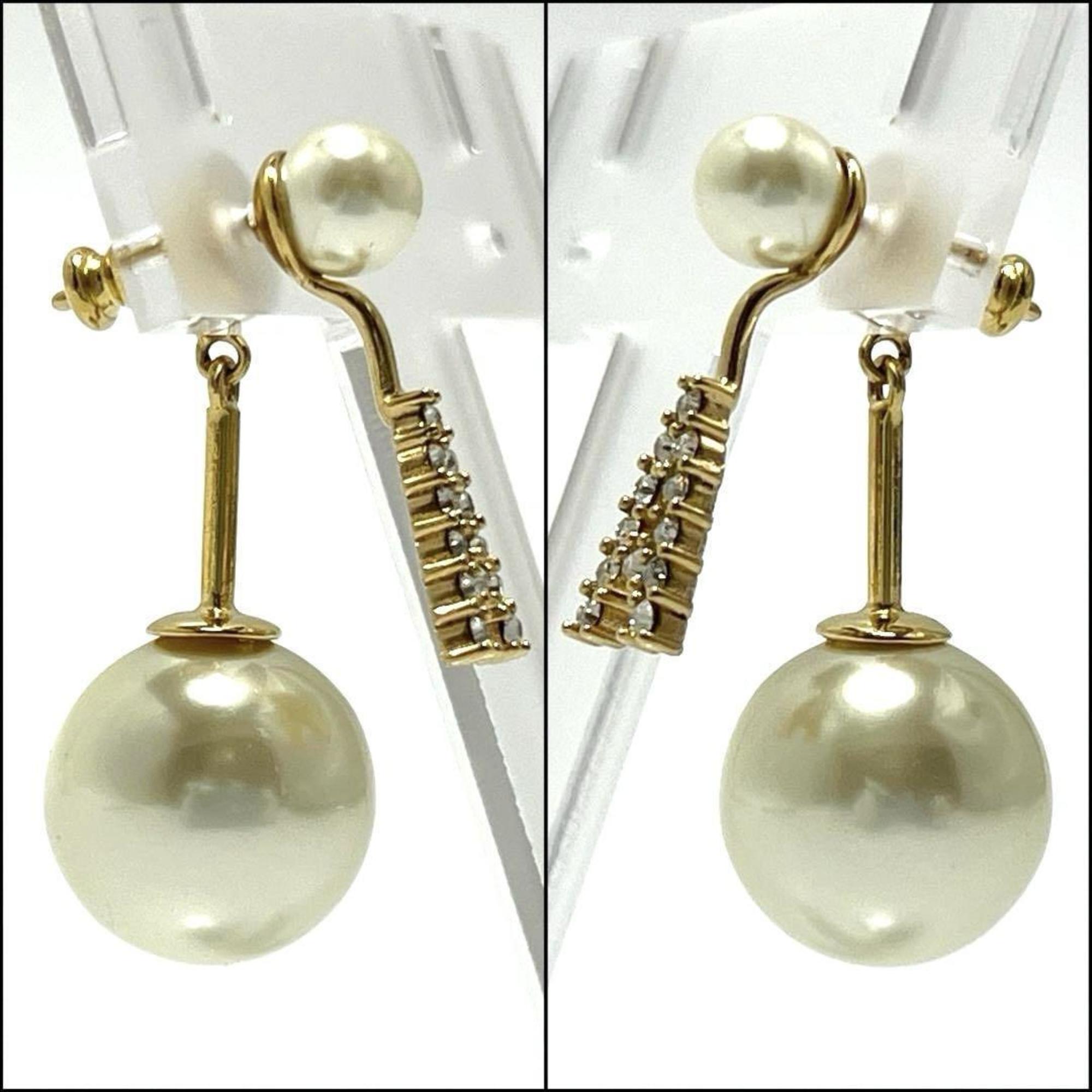 Ring Metal and Artificial Pearl and Rhinestone