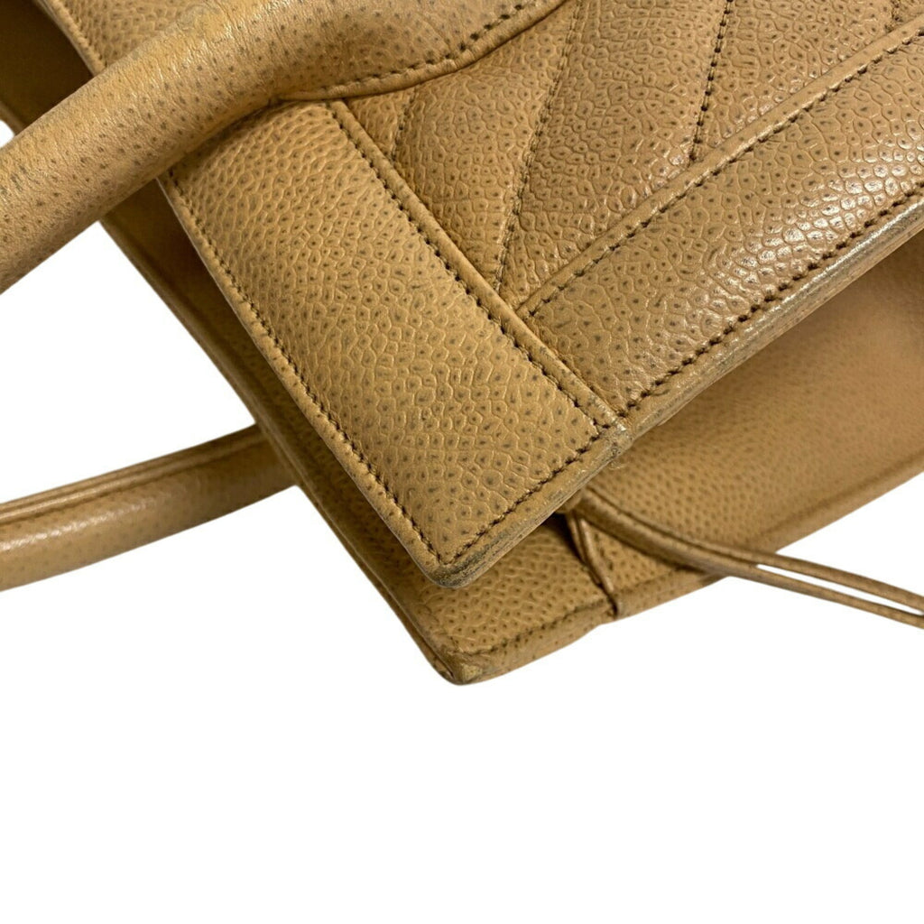 Vintage Convertible Tote Chevron Lambskin Medium