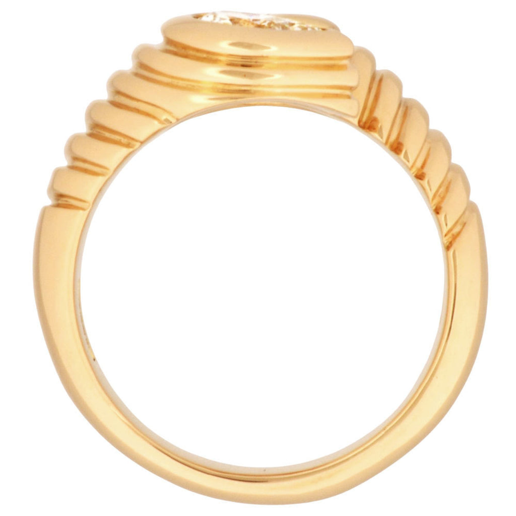Doppio Bachelarto Ring 18K Yellow Gold With Diamond