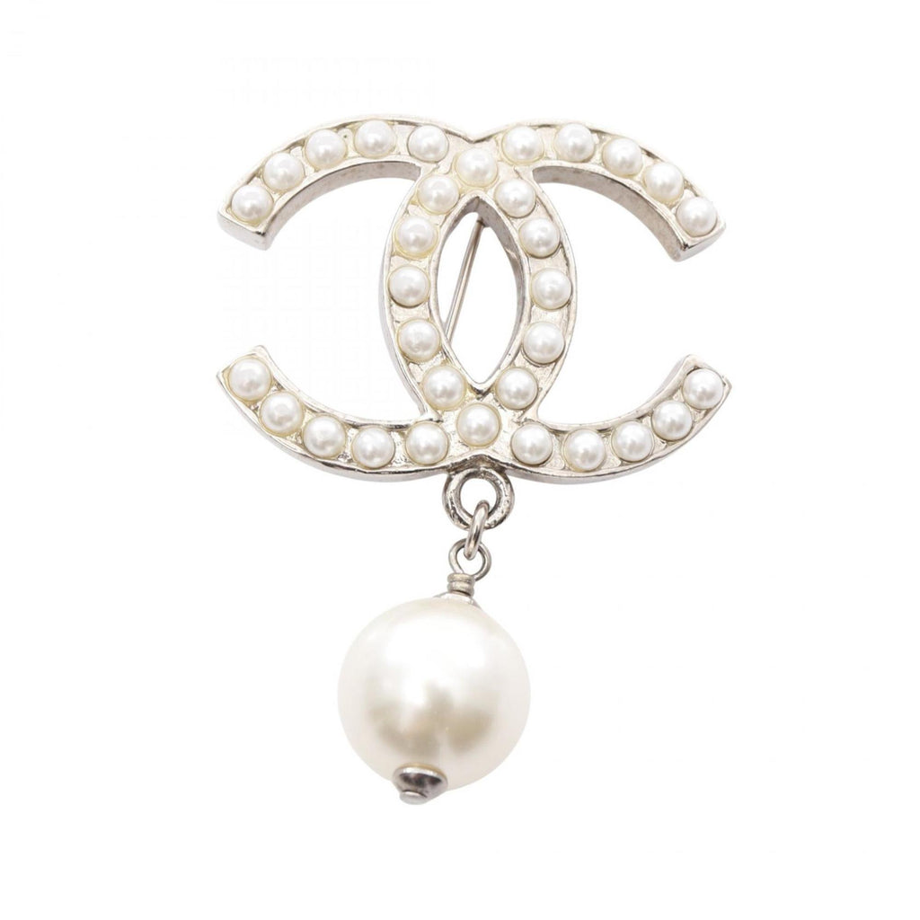 CC Logo Brooch Metal