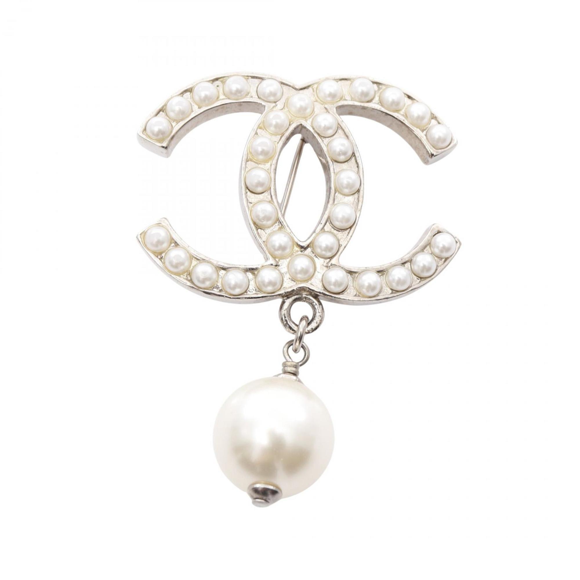 CC Logo Brooch Metal