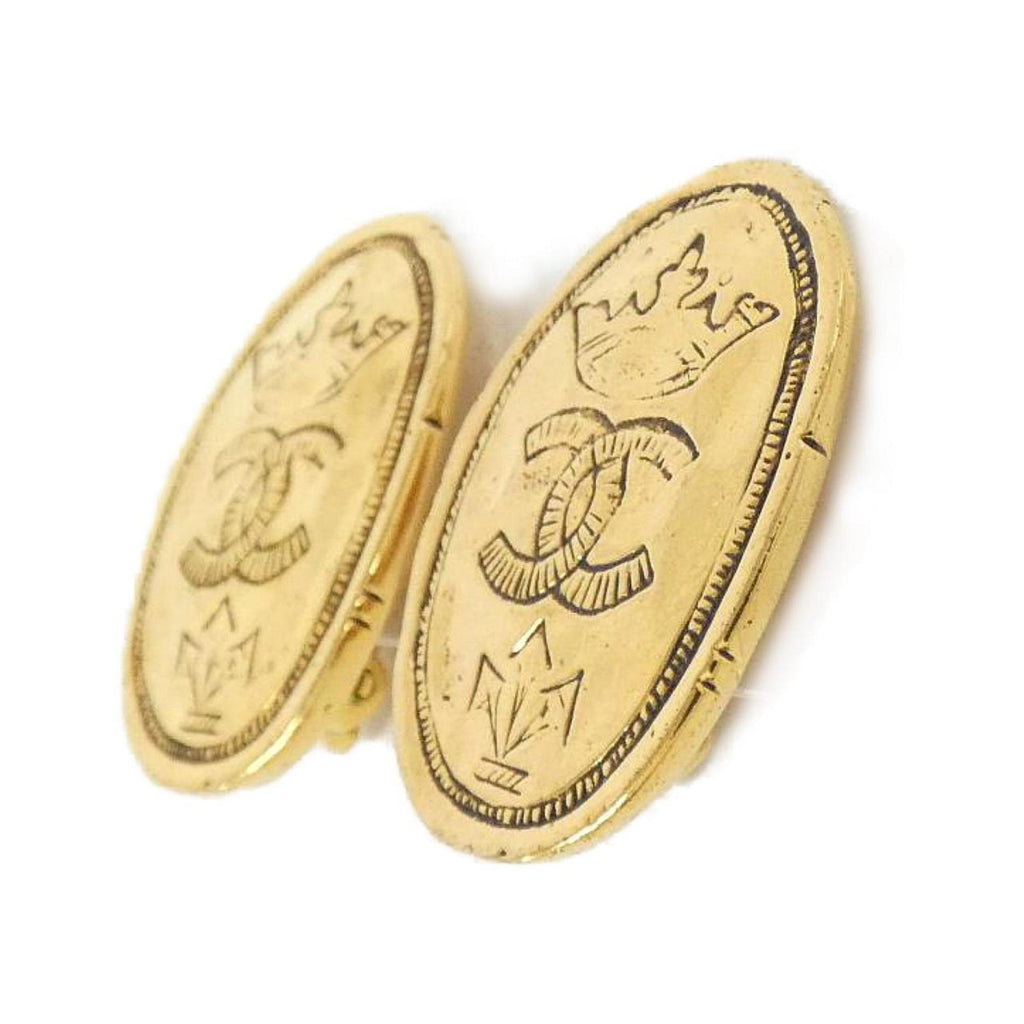 Clip-On Earrings Clip-On Gold-Tone Metal