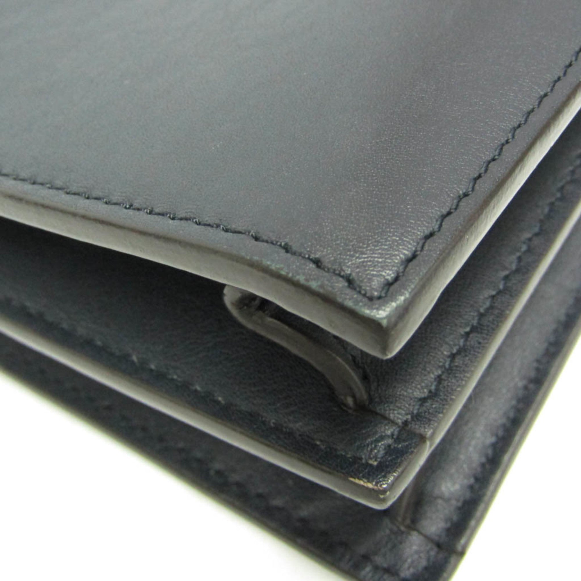 Pocket Envelope Shoulder Bag Leather Medium