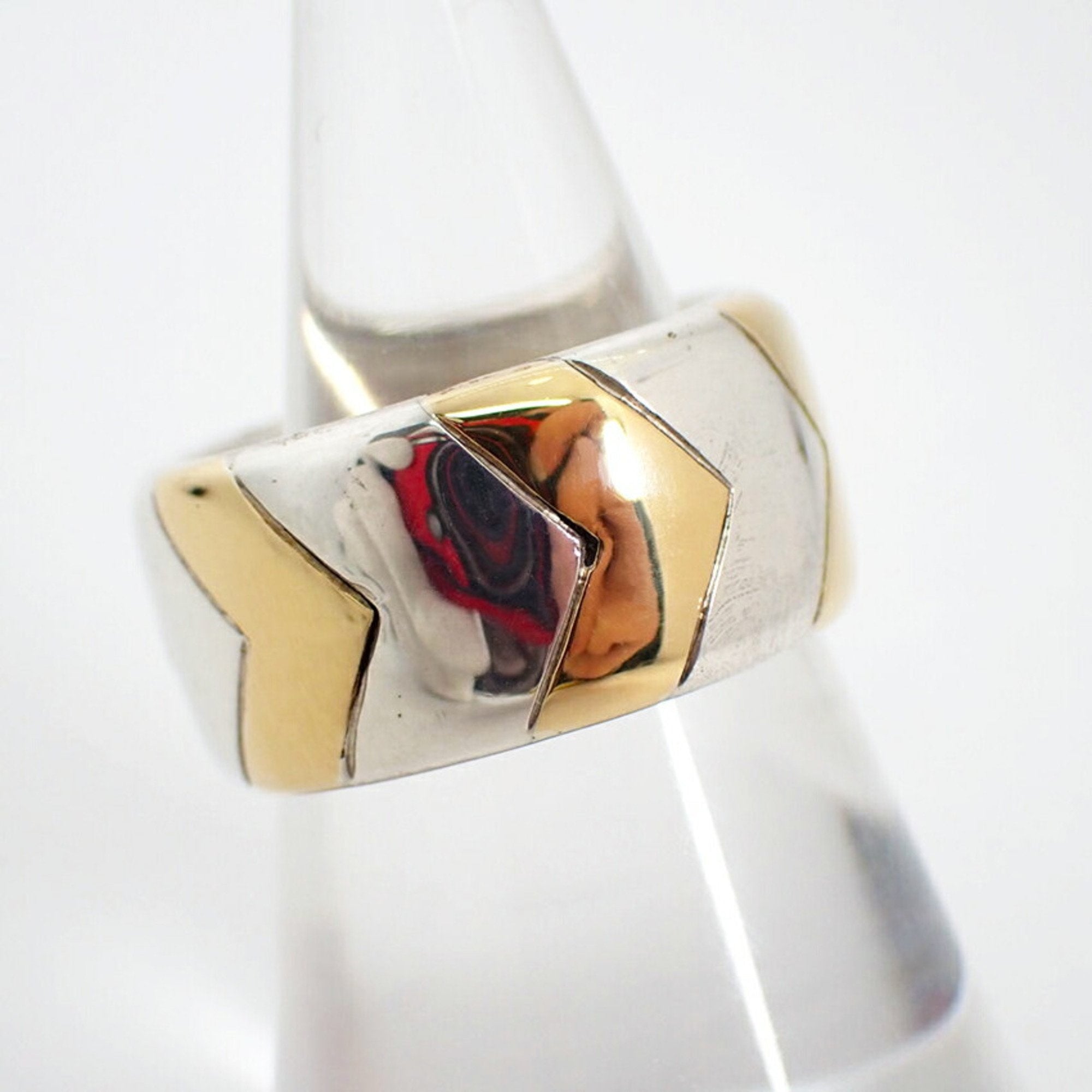 Ring Sterling Silver and 18K Yellow Gold