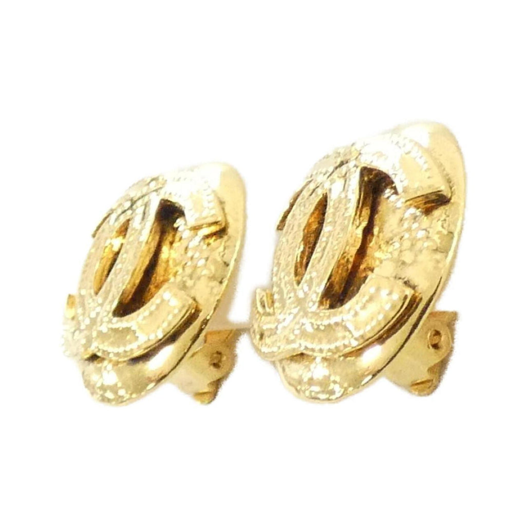 Clip-On Earrings Clip-On Gold-Tone Metal