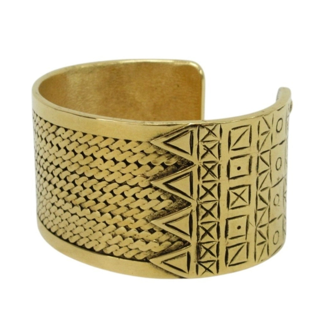 Vintage Native American Motif Bracelet Metal