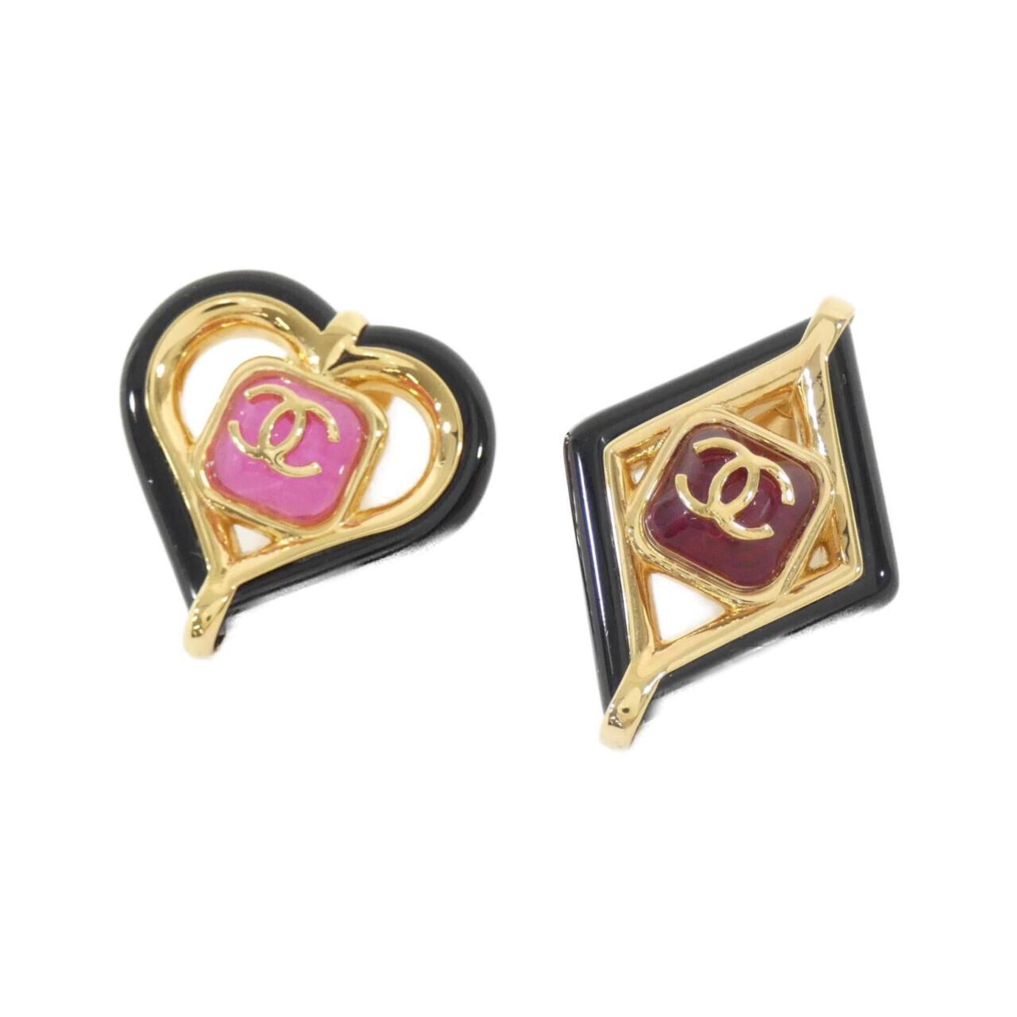 Pin Brooch Black Pink Red