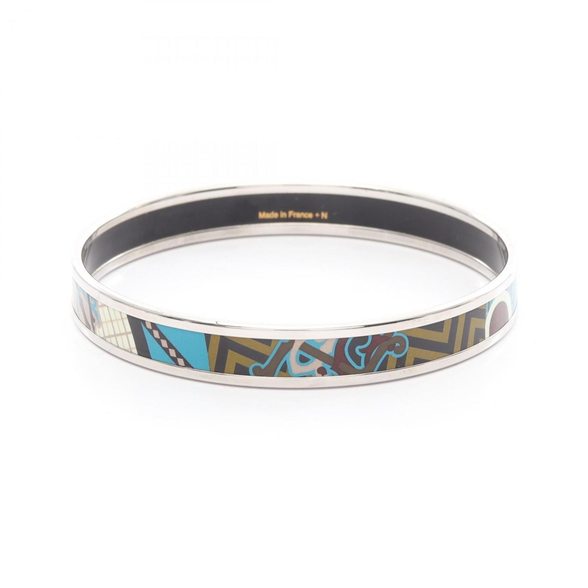 Bangle Stainless Steel with Enamel and Cloisonné Mini Bracelet