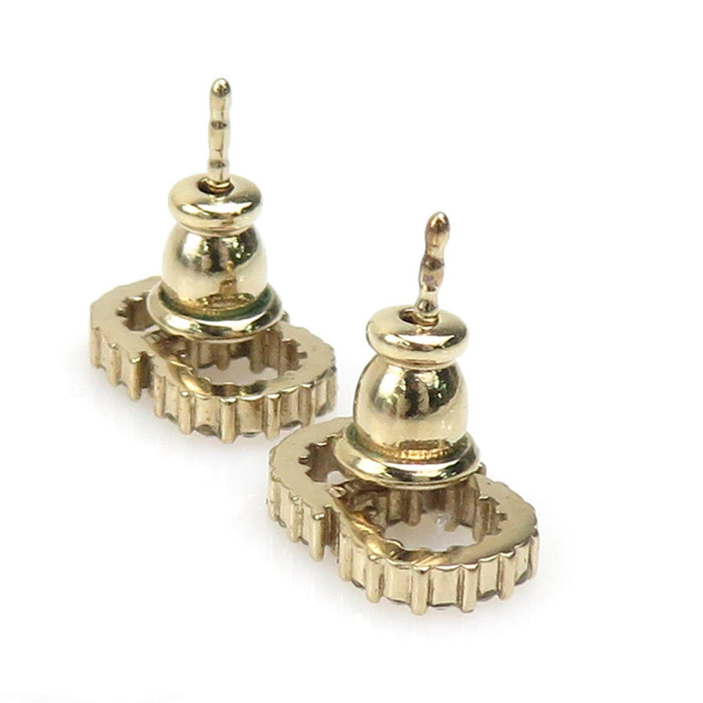 Rhinestone Earrings Metal