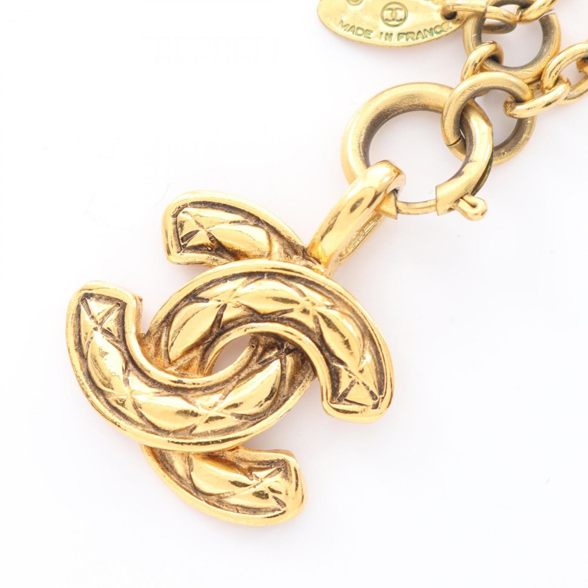 CC Logo Pendant Necklace Metal