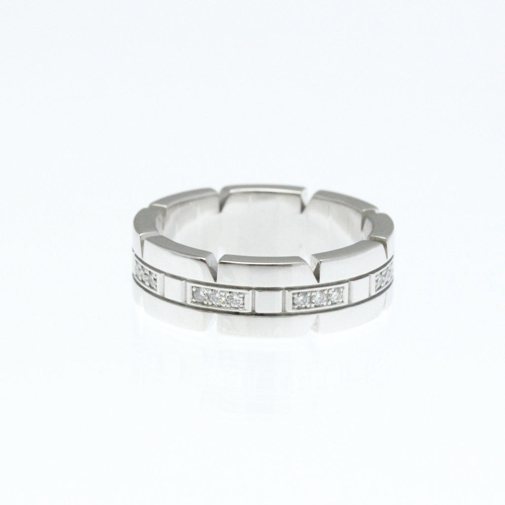 Band Ring 18K White Gold with Diamond