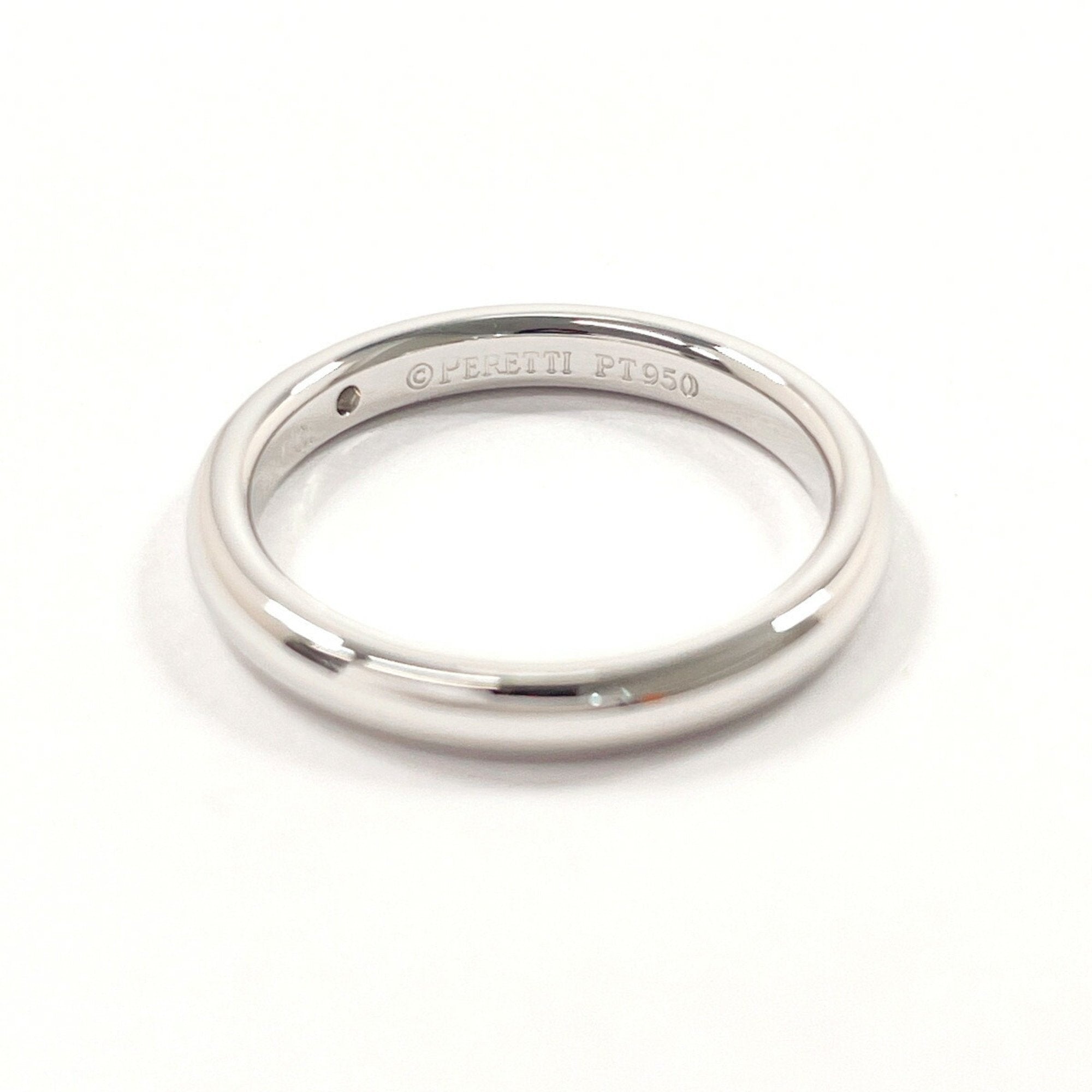 Elsa Peretti Ring Sterling Silver and Platinum