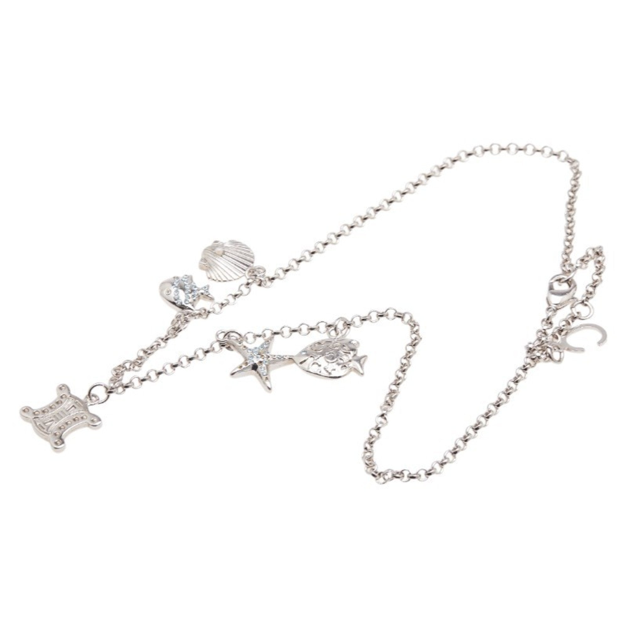 Pendant Necklace With Rhinestone
