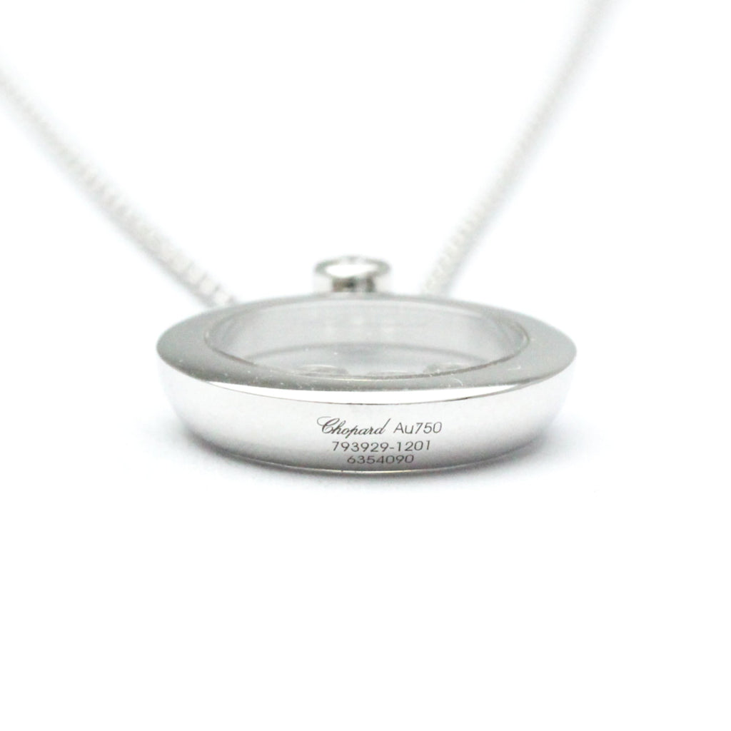 Pendant Necklace 18K White Gold with Diamond