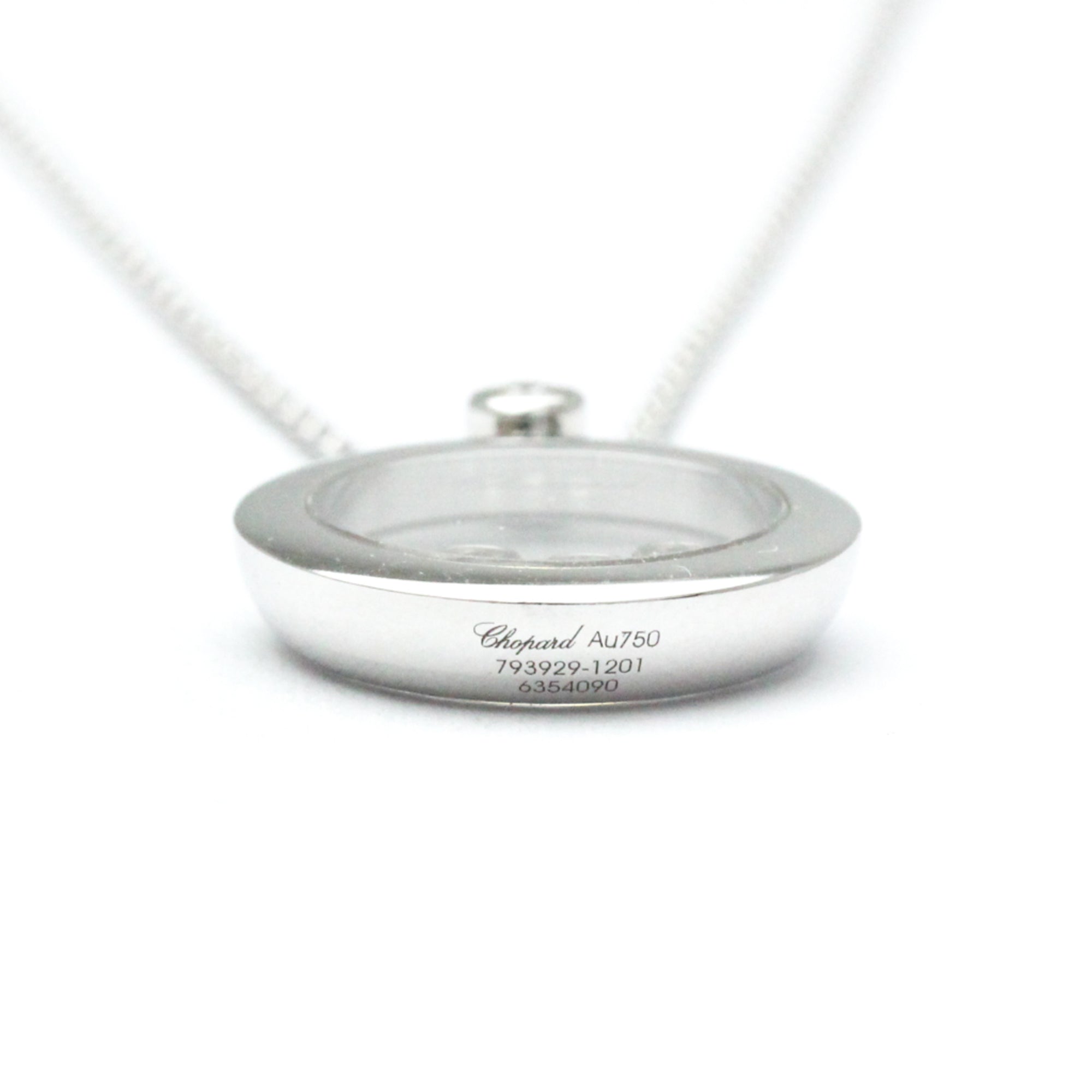 Pendant Necklace 18K White Gold with Diamond