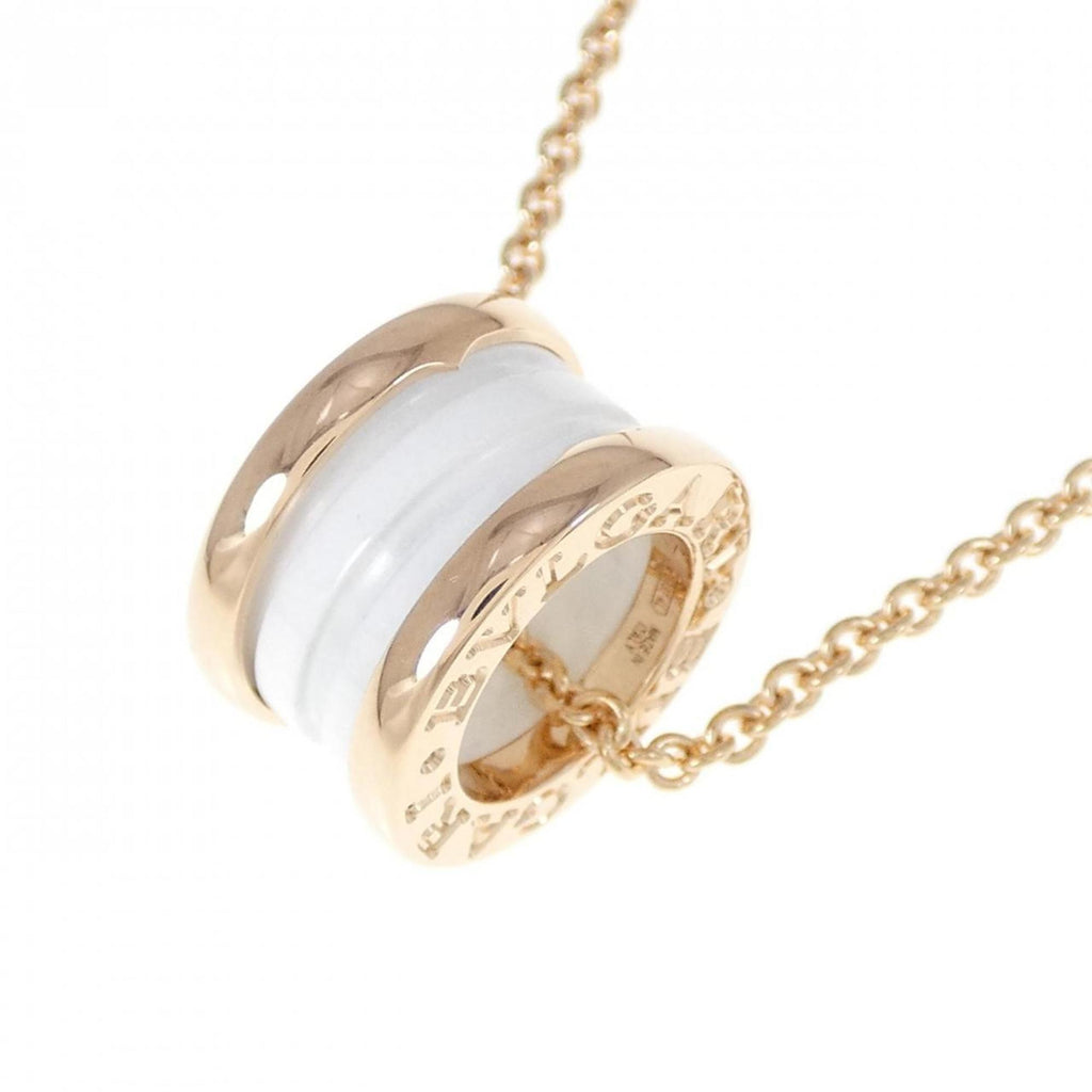B.Zero1 Pendant Necklace Ceramic and 18K Rose Gold