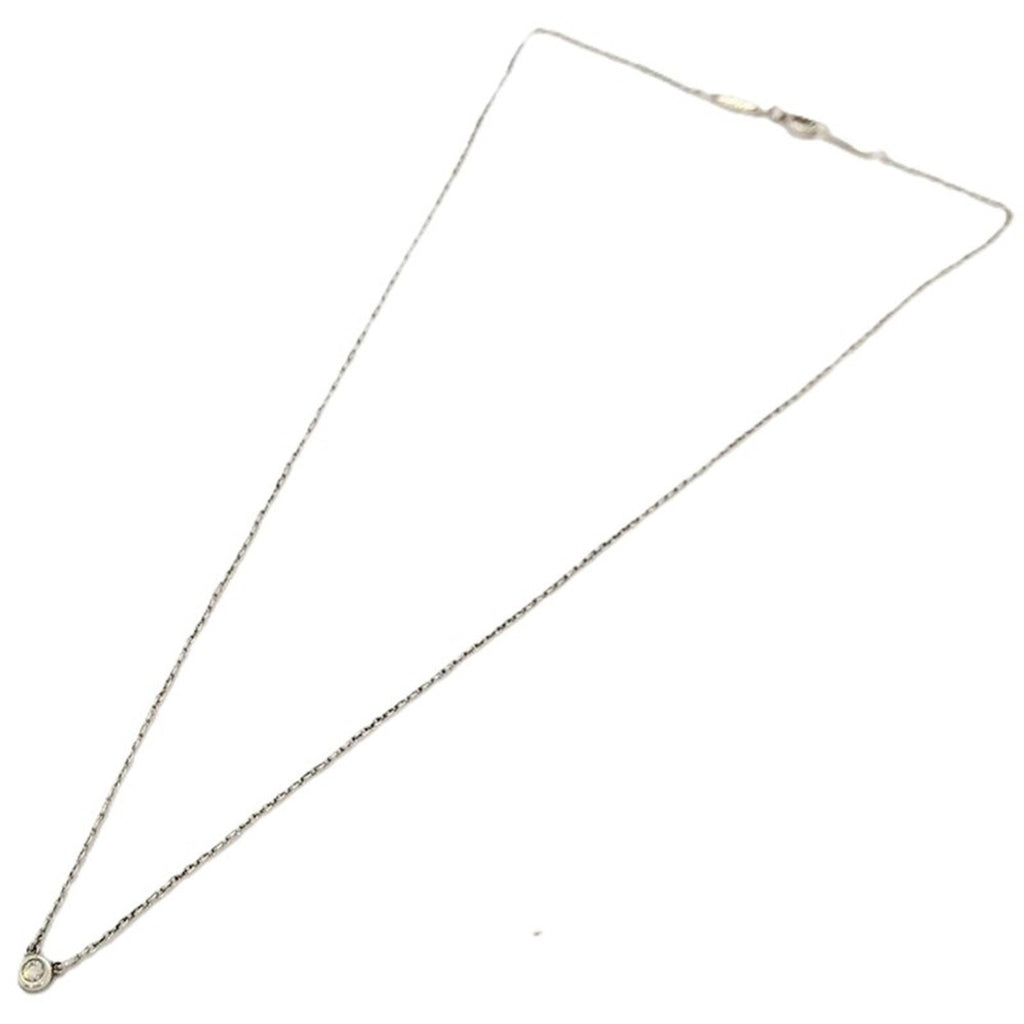 Elsa Peretti Diamonds By The Yard Pendant Necklace Sterling Silver and Diamond