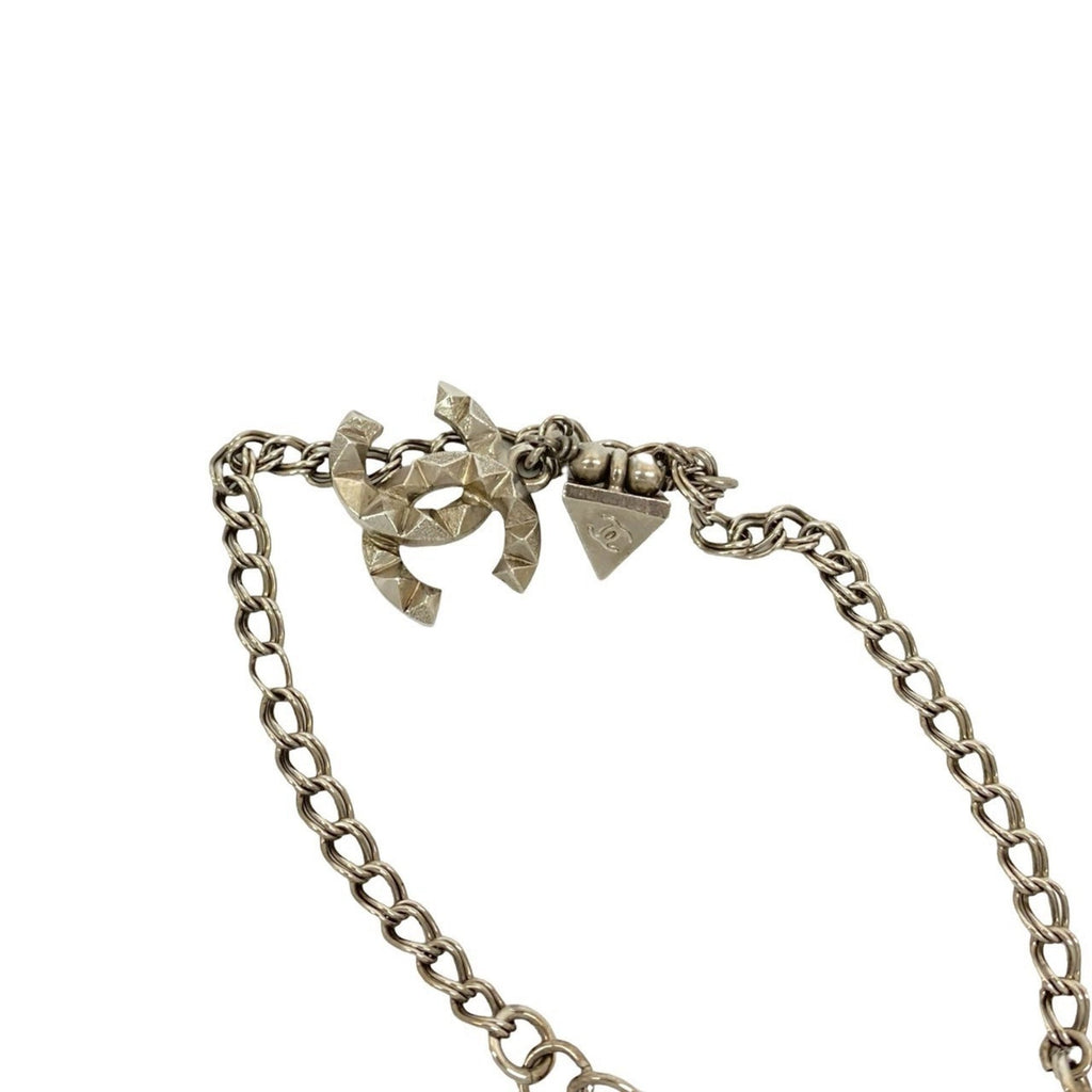CC Logo Bracelet Silver-Tone Metal