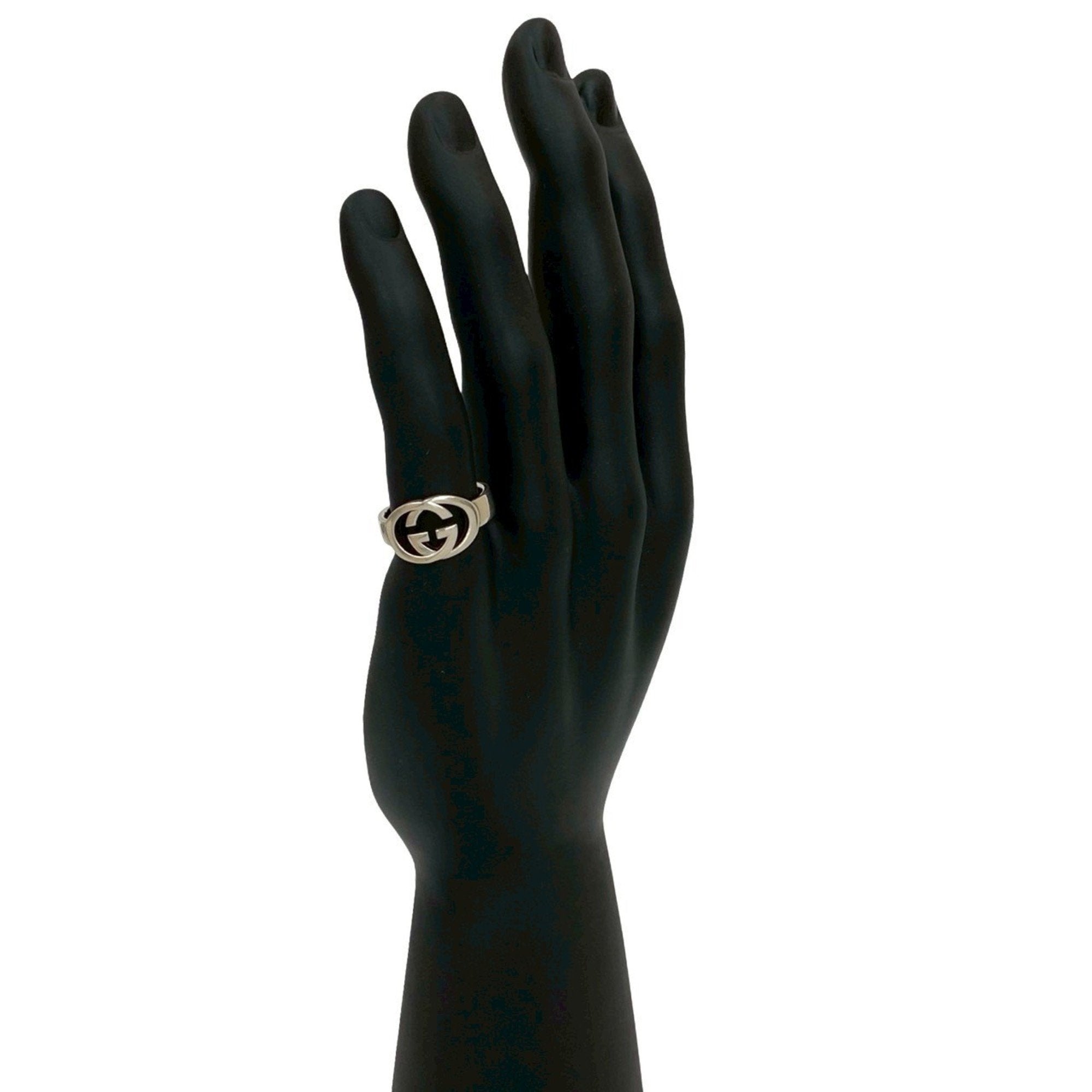 Interlocking G Ring Sterling Silver