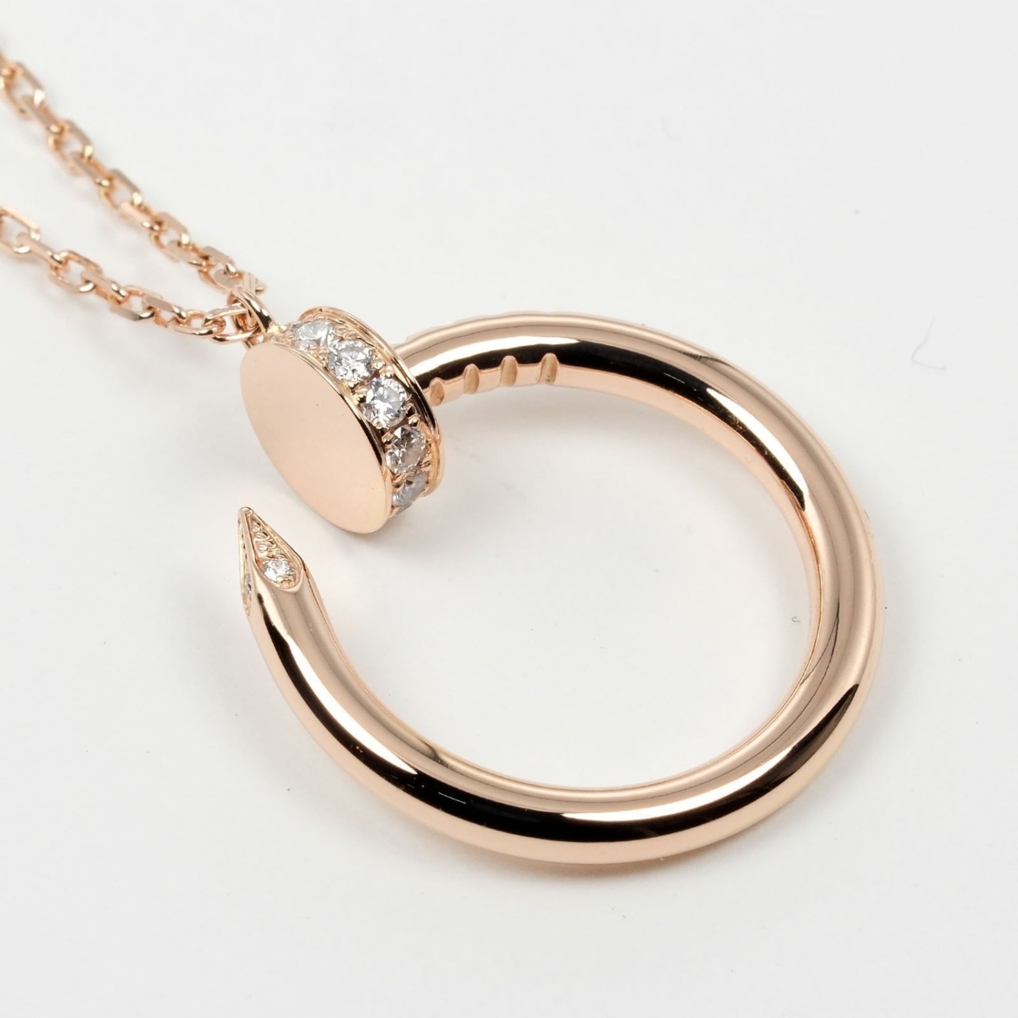 Juste un Clou Pendant Necklace 18K Rose Gold with Diamond