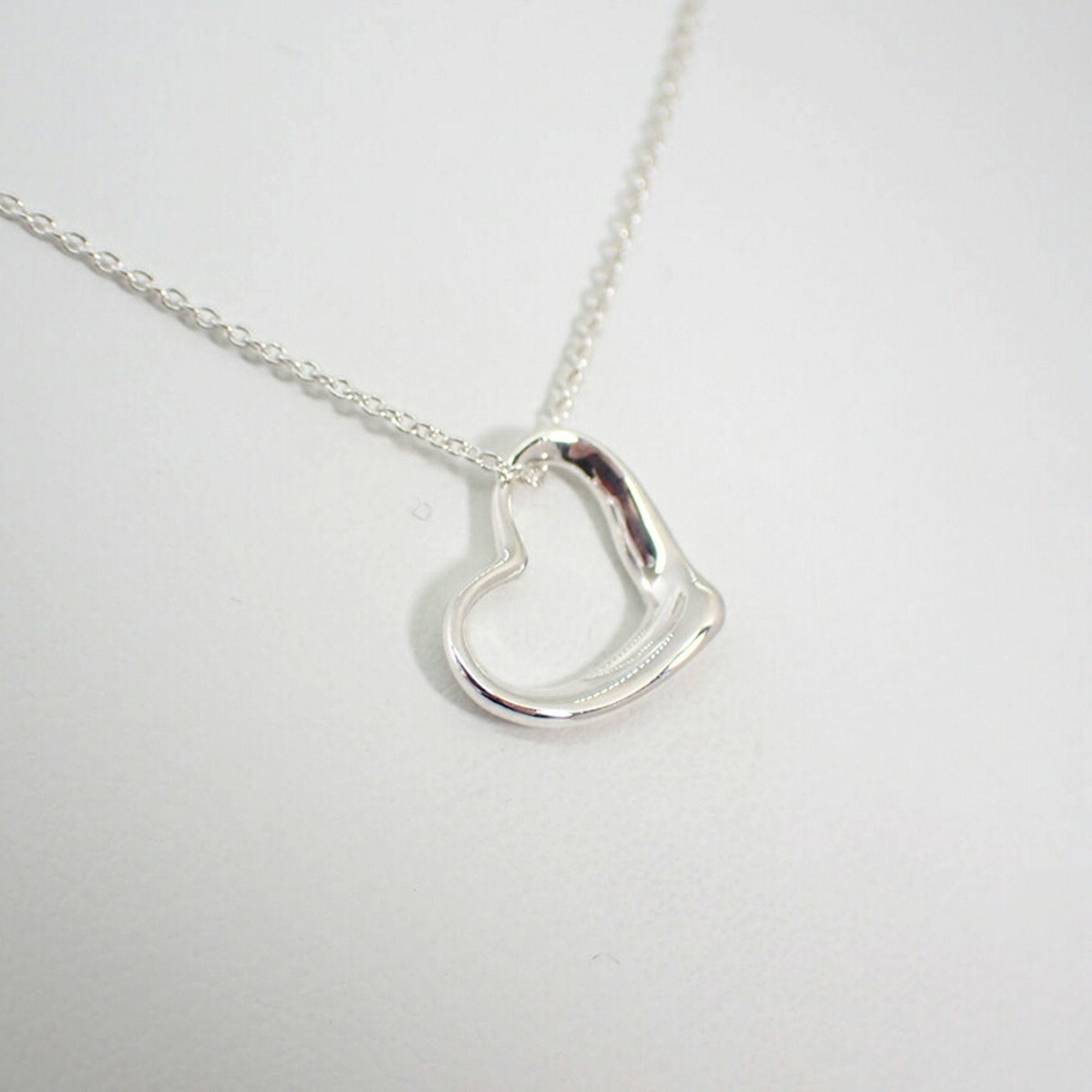 Heart Pendant Necklace Sterling Silver