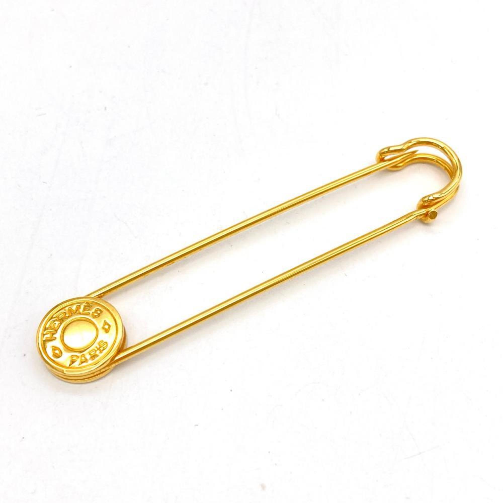 Brooch Gold-Tone Metal