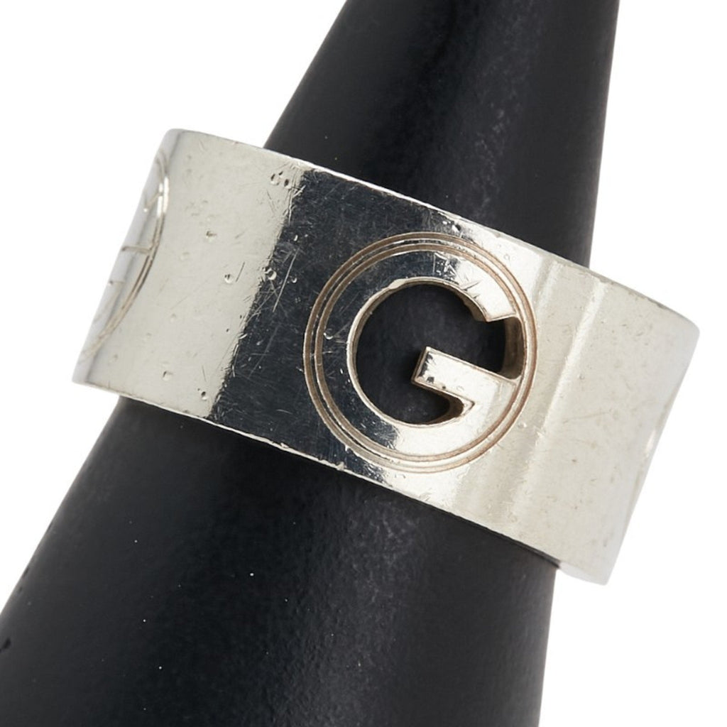 G Wide Ring Sterling Silver