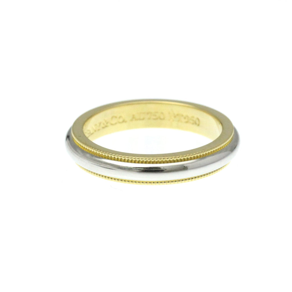 Milgrain Ring Sterling Silver and 18K Yellow Gold and Platinum