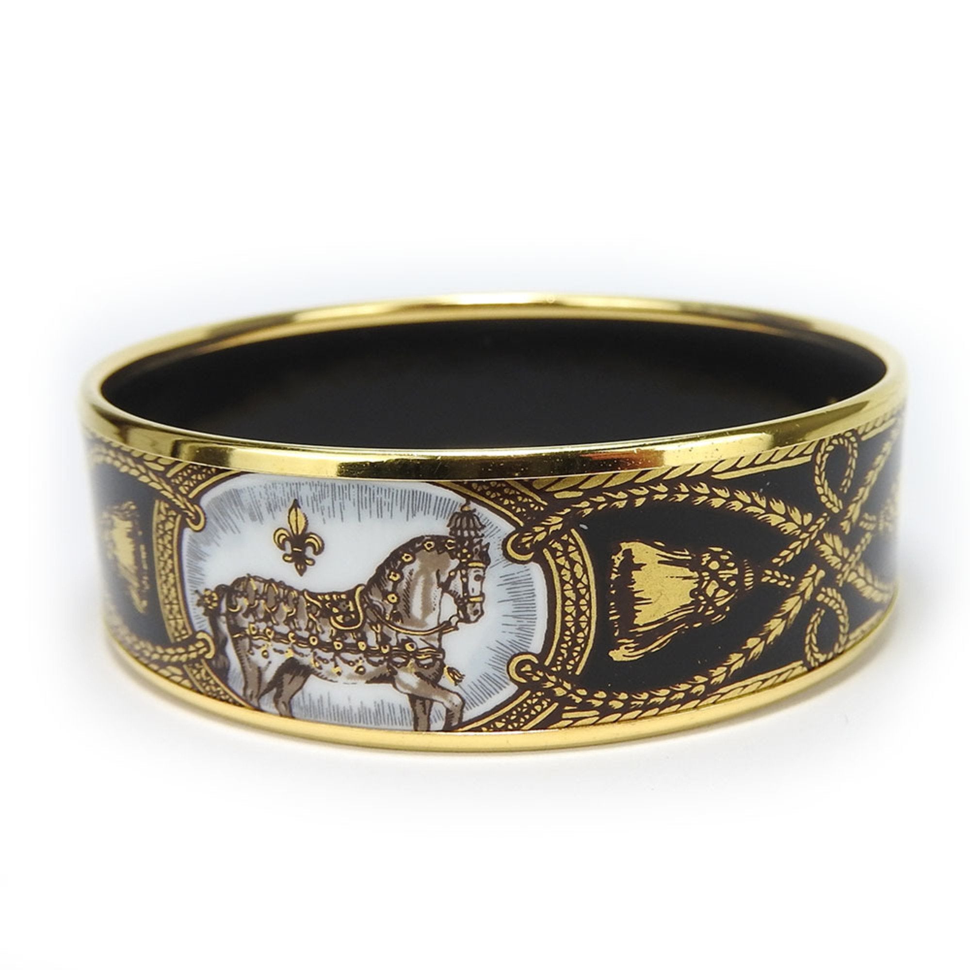 Bangle Cloisonné and Enamel and Metal Bracelet
