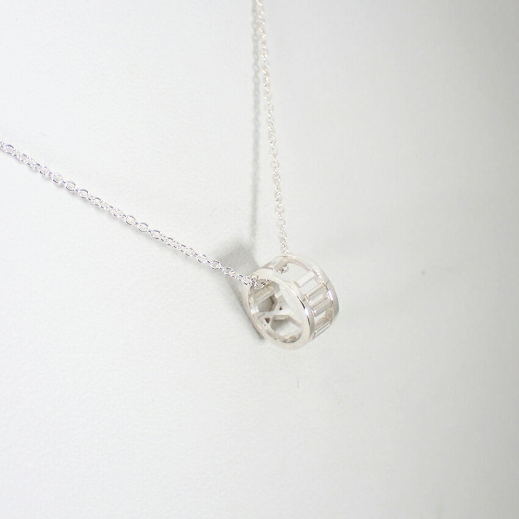 Atlas Pendant Necklace Sterling Silver