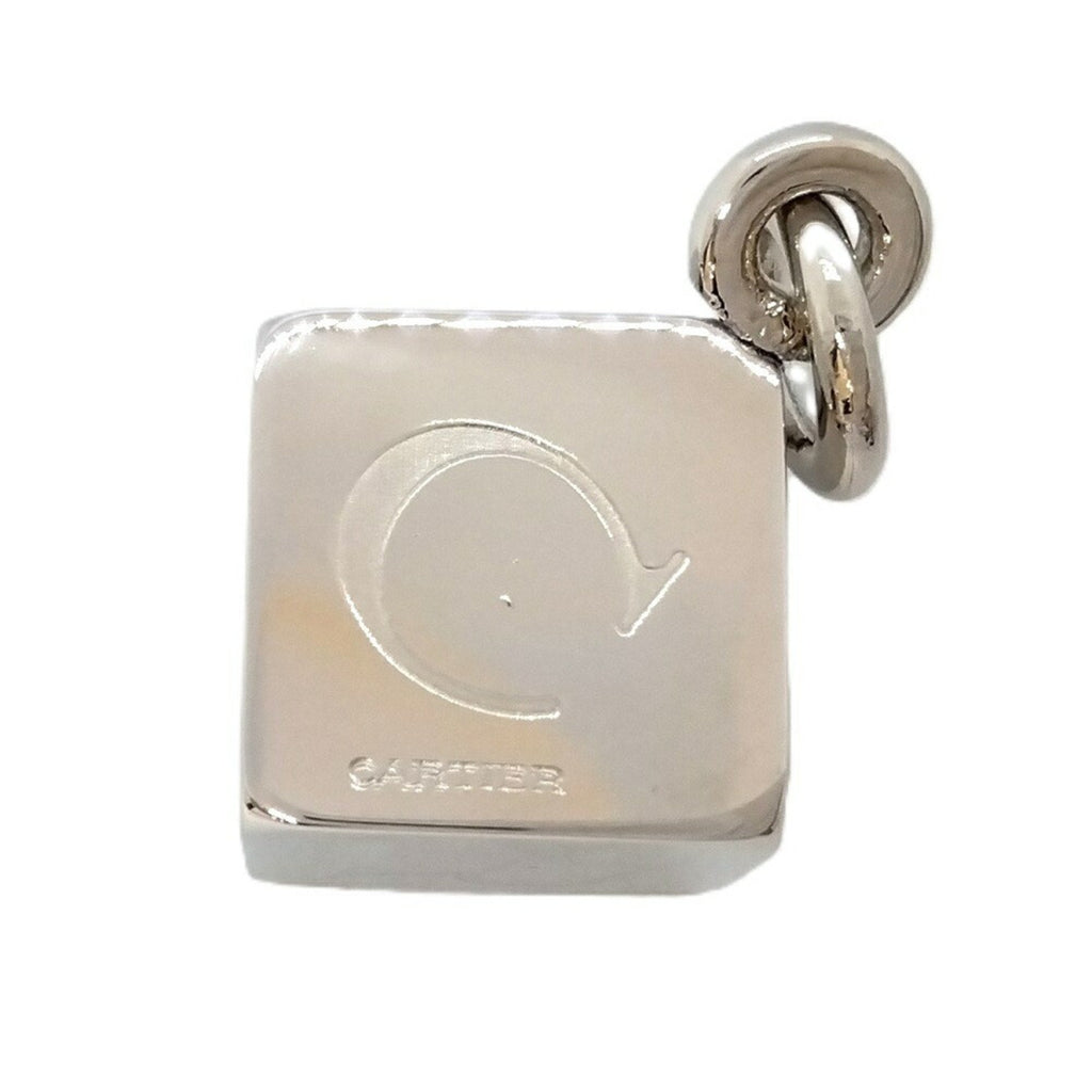 Dice Pendant Necklace Sterling Silver Cube