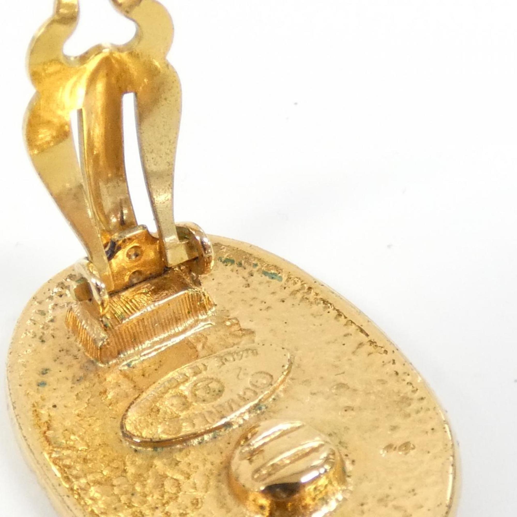 Clip-On Earrings Clip-On Gold-Tone Metal