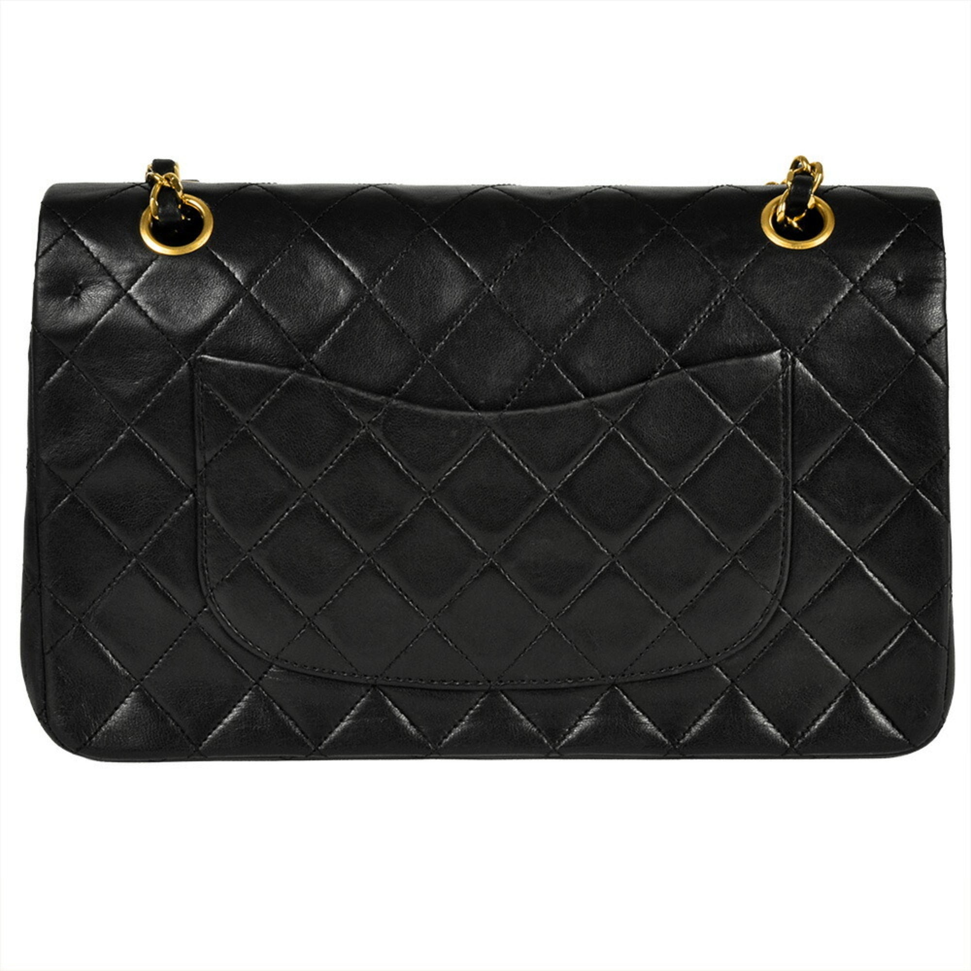 Vintage Classic Double Flap Bag Quilted Lambskin Medium
