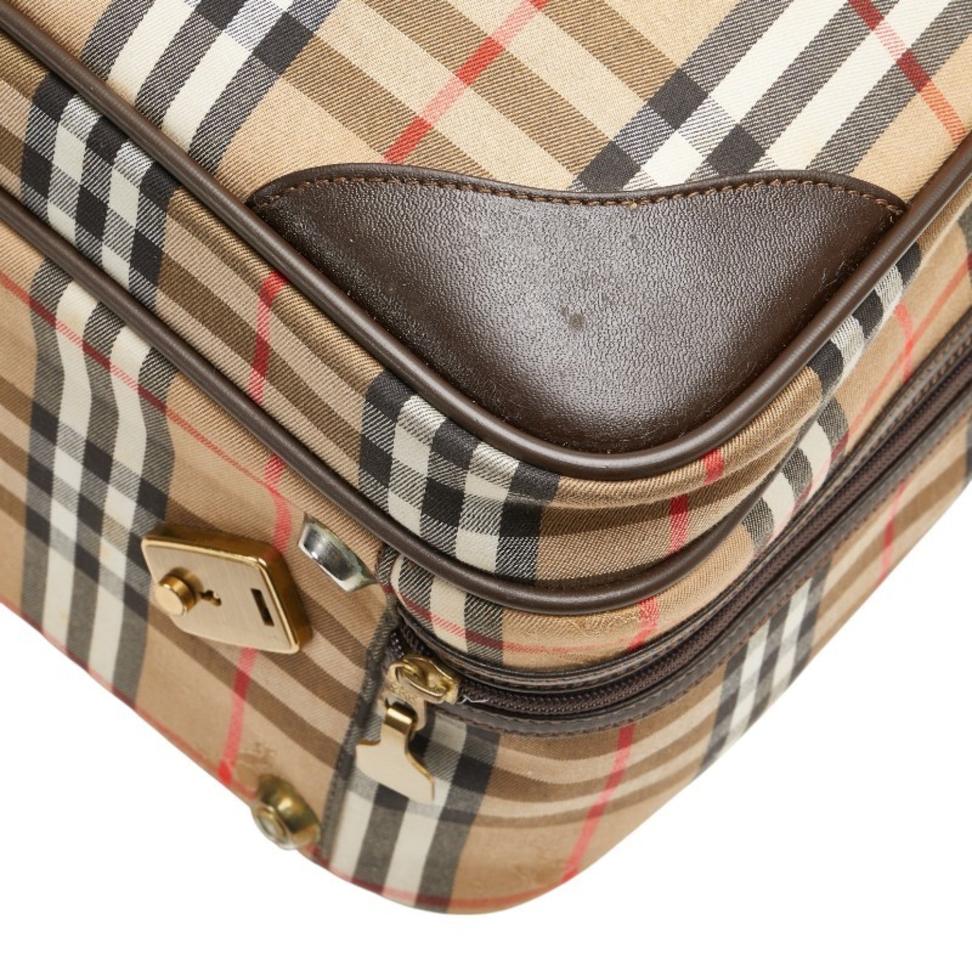 Camera Bag Vintage Check Canvas Medium