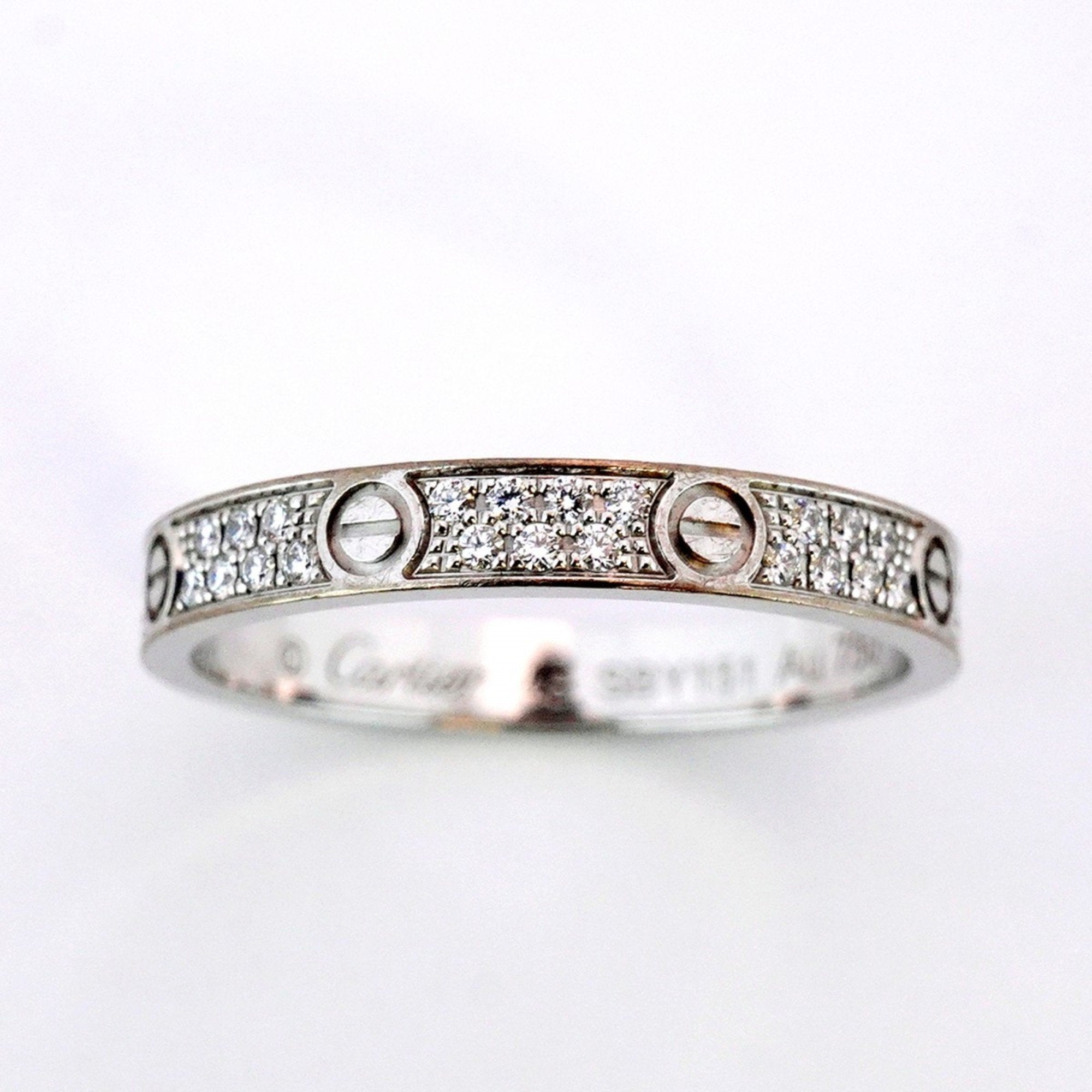 Ring 18K White Gold with Diamond Mini