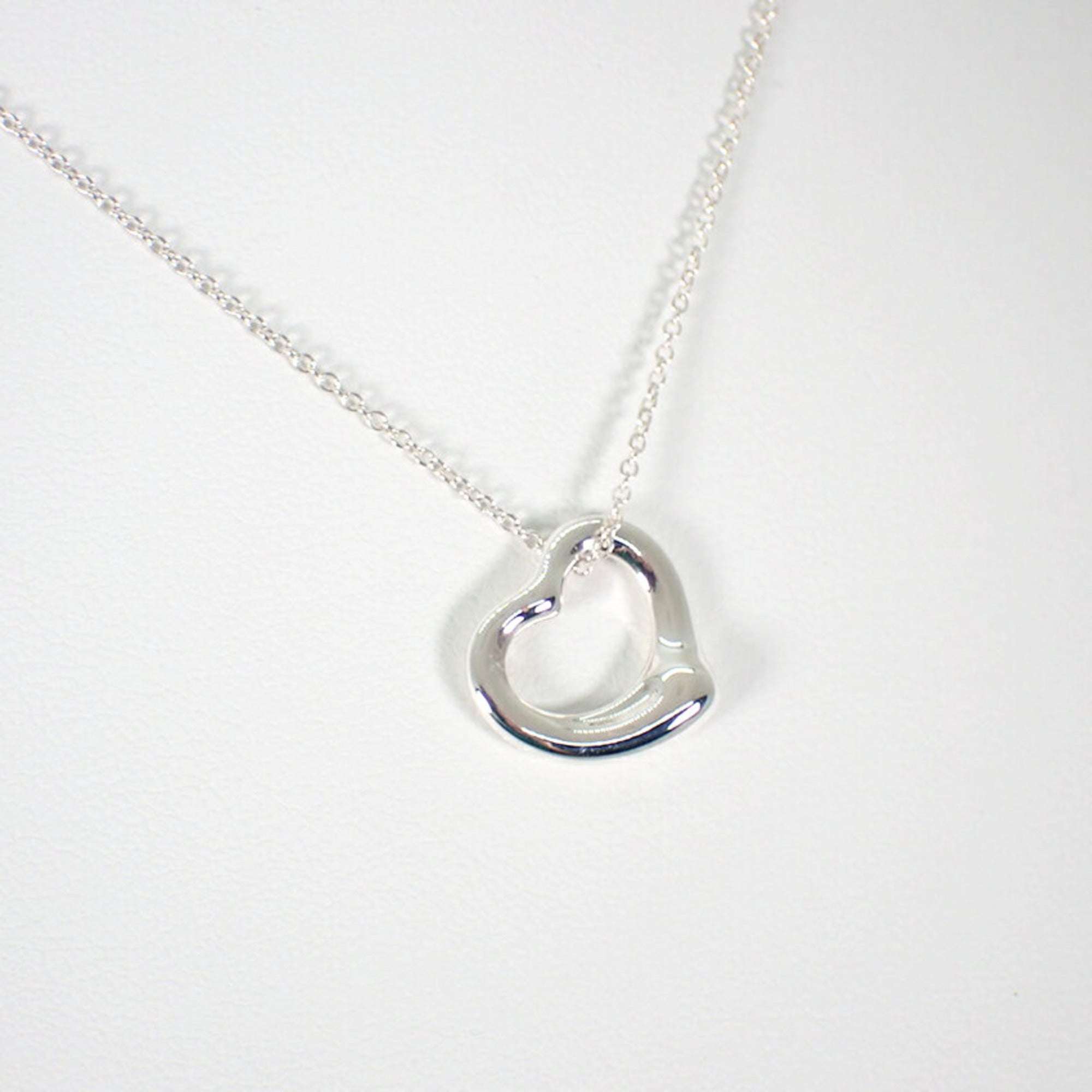 Heart Pendant Necklace Sterling Silver