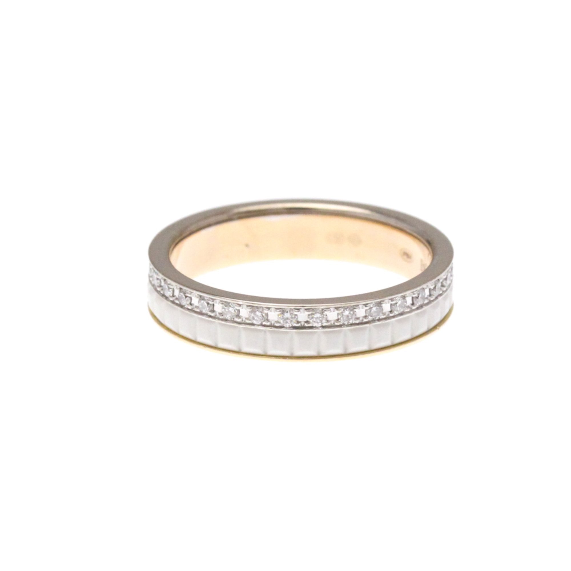Ring Ceramic and 18K Rose Gold with Diamond