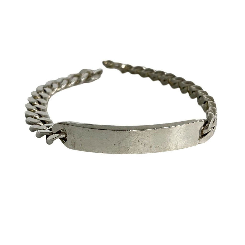 ID Bracelet Curb Chain Sterling Silver