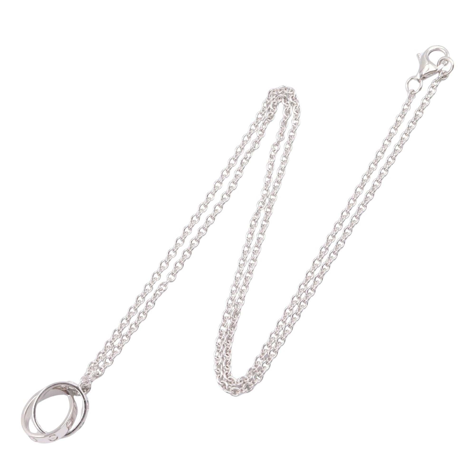 Love Pendant Necklace 18K White Gold