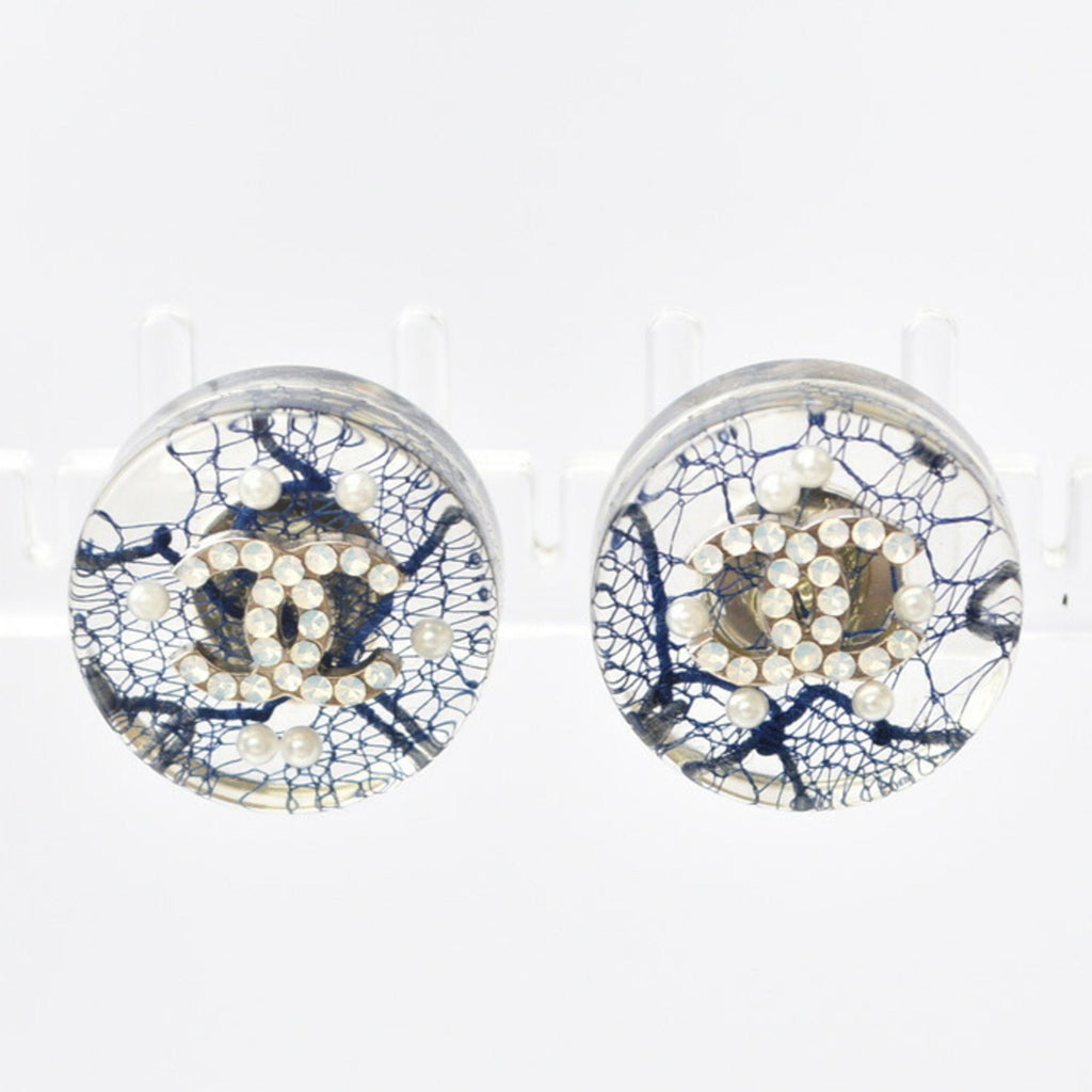 CC Logo Circle Earrings Metal