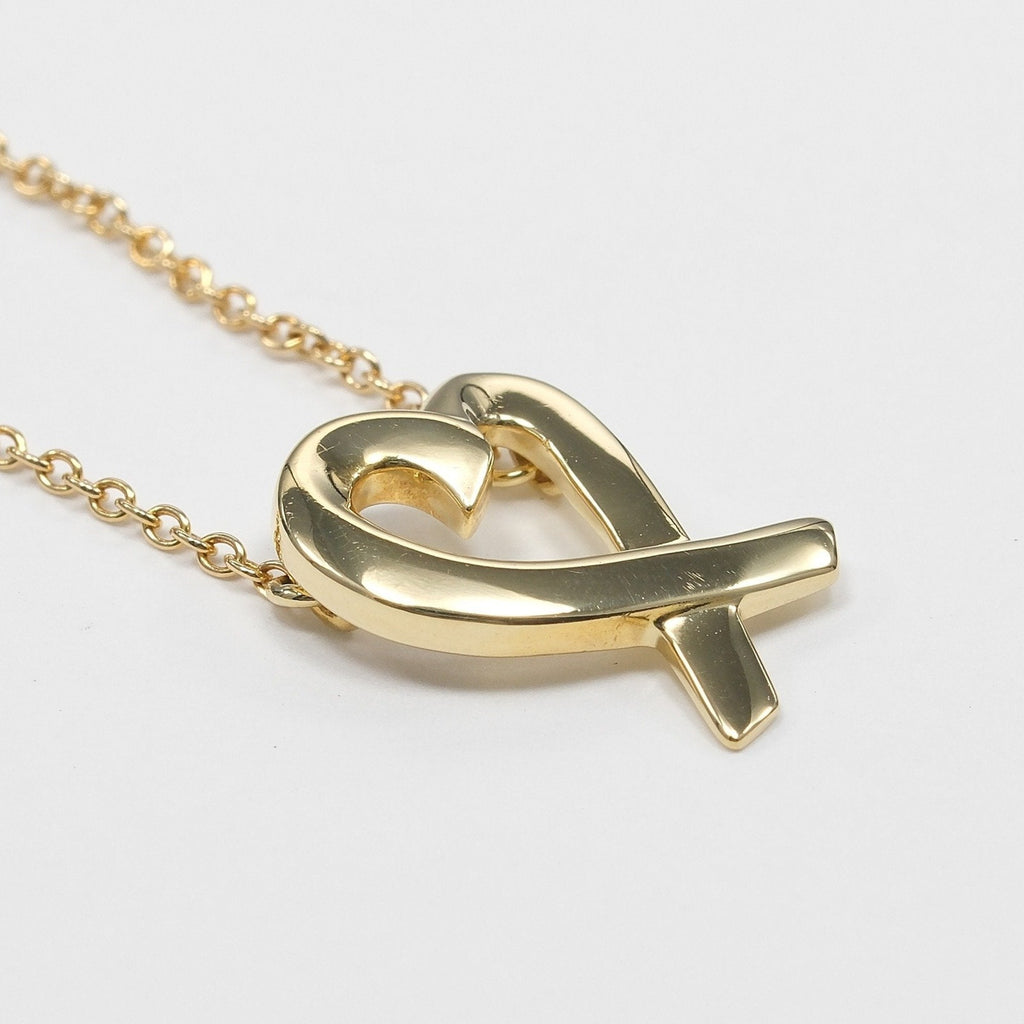 Loving Heart Pendant Necklace 18K Yellow Gold