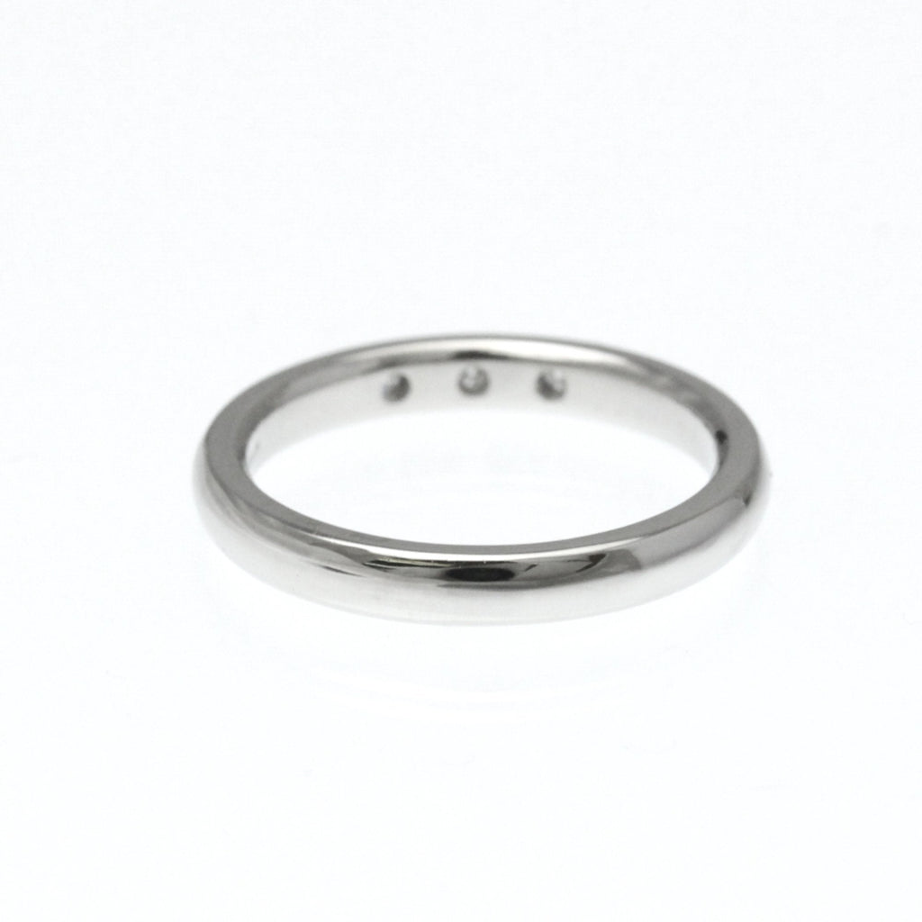 Band Ring Platinum with Diamond