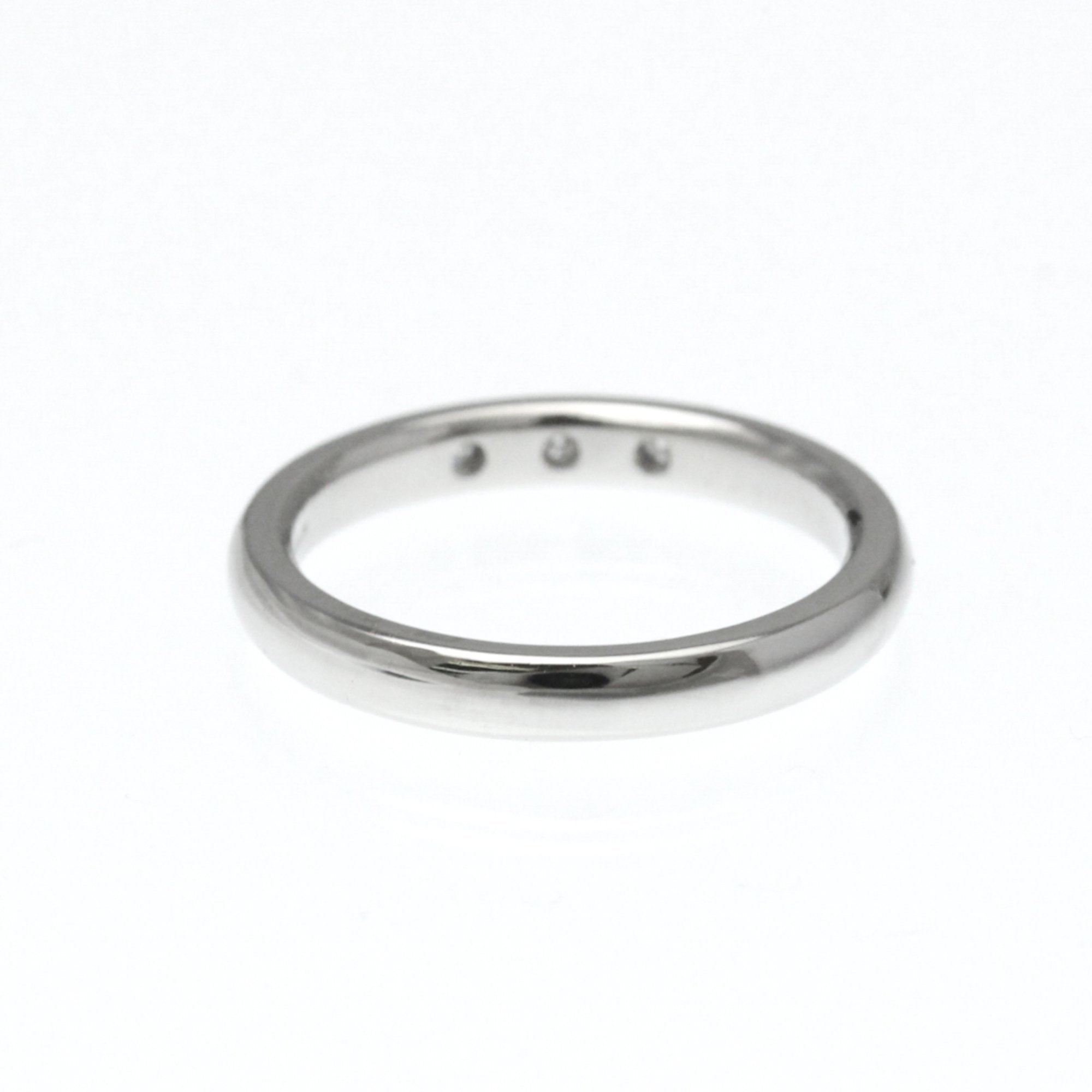 Band Ring Platinum with Diamond