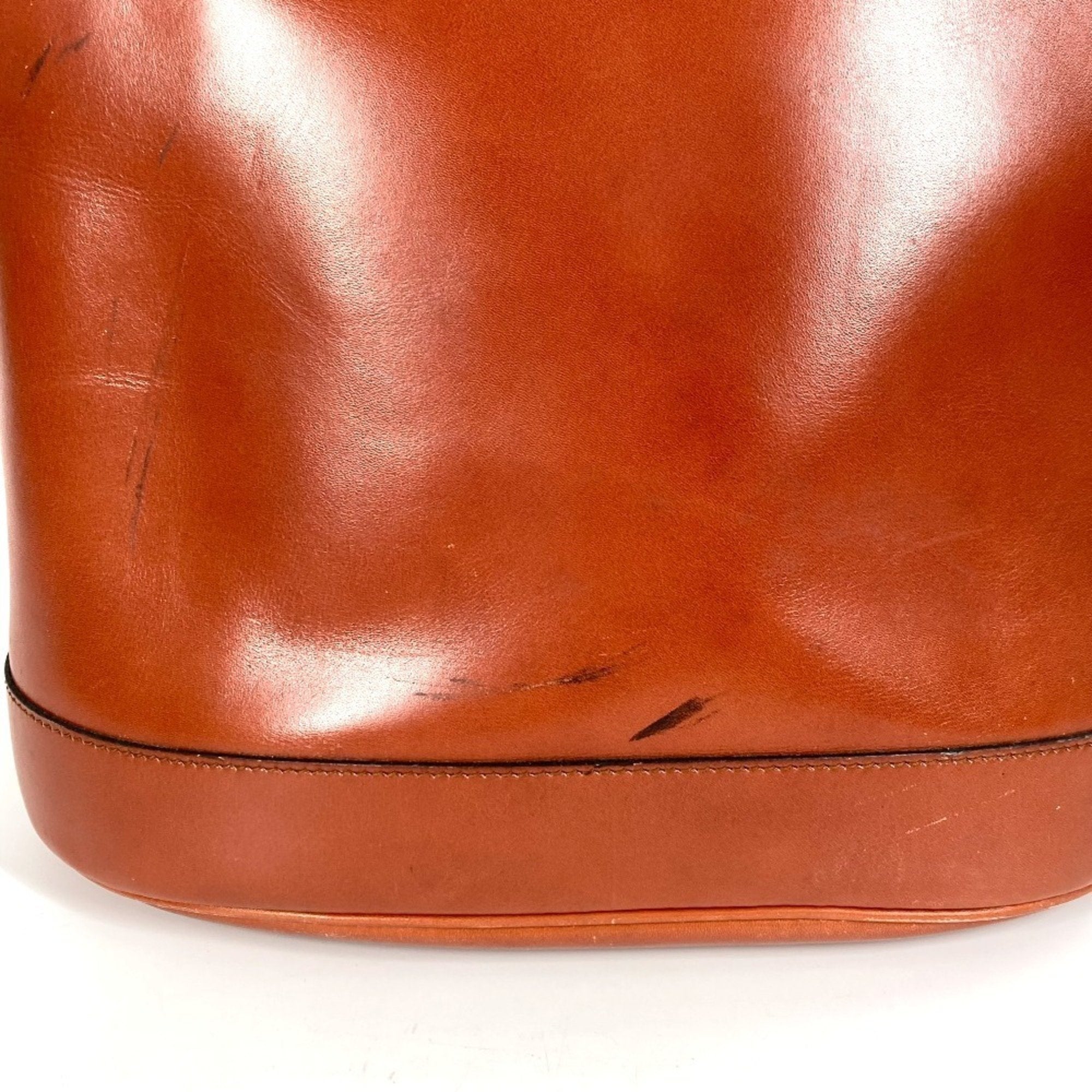 Vintage Looping Closure Saddle Bag Leather Medium
