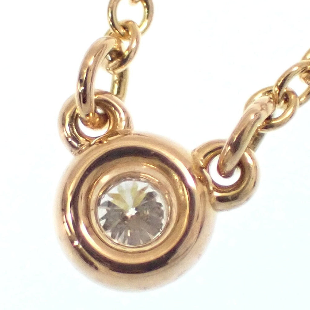 Elsa Peretti Diamonds By The Yard Pendant Necklace 18K Yellow Gold and Diamond