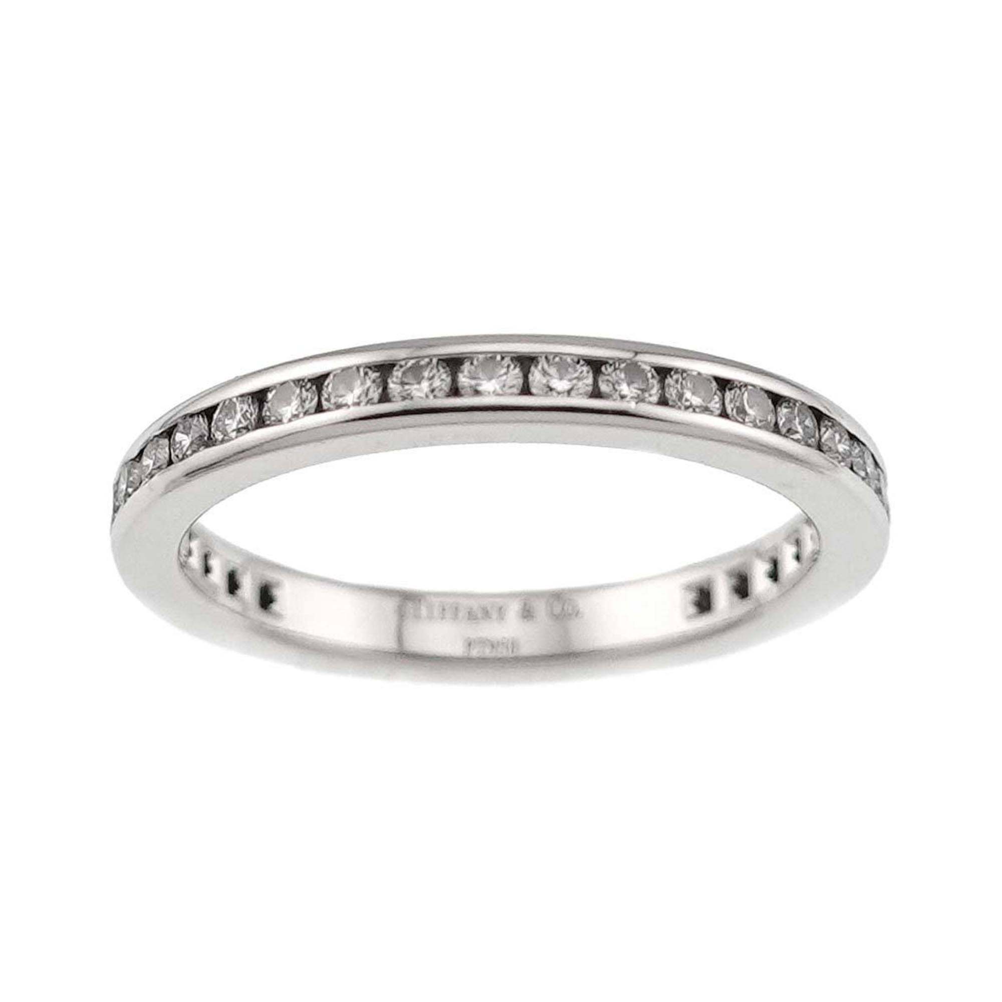 Full Circle Ring Platinum with Diamonds