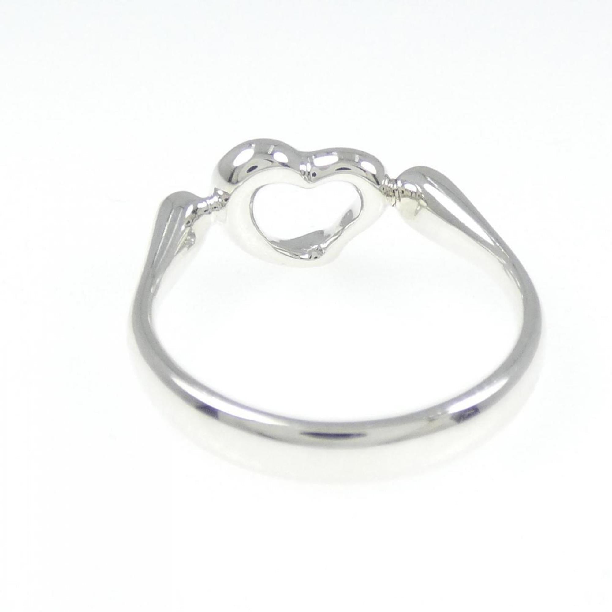 Open Heart Ring Sterling Silver